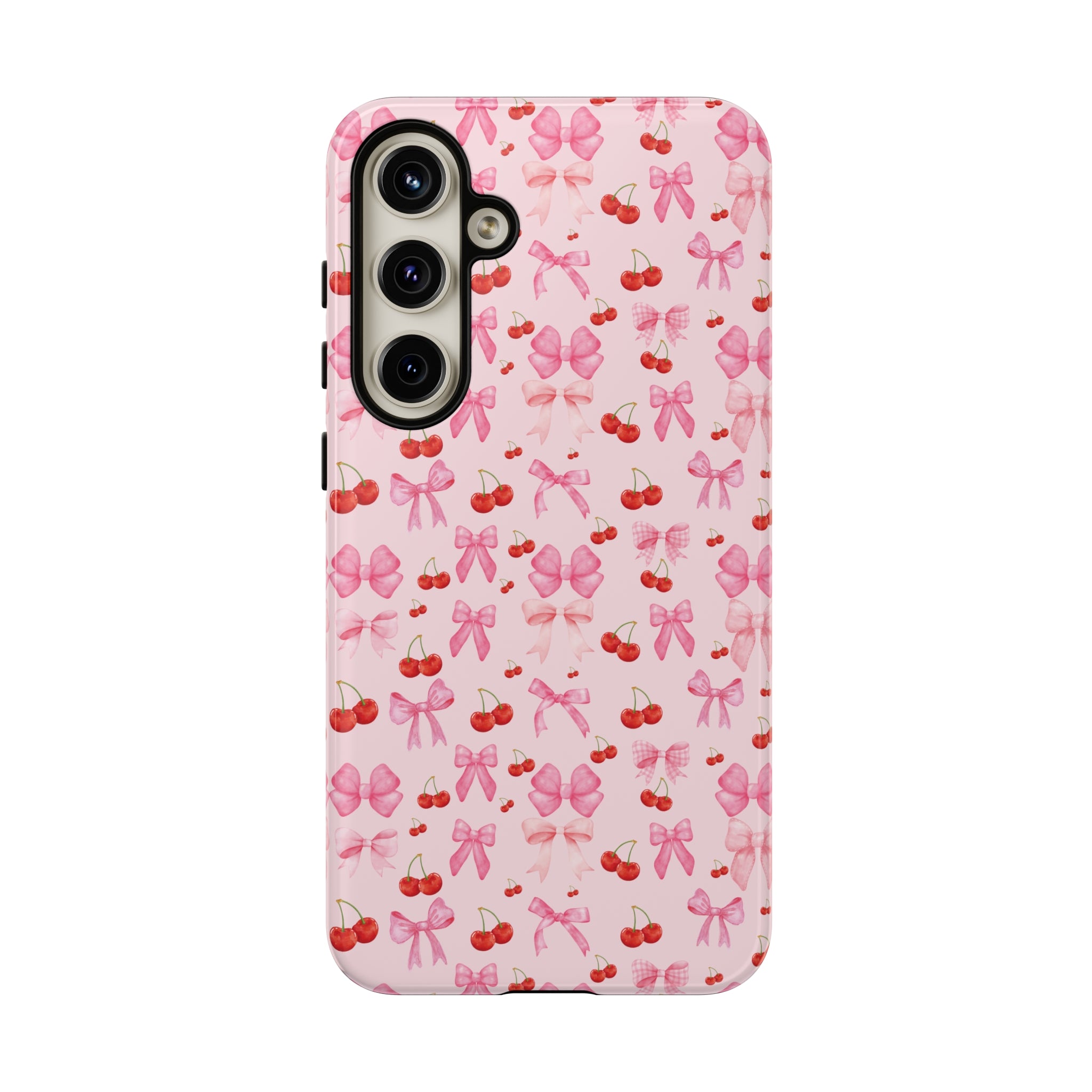 Coquette phone case Cherry Coquette Ribbon Bow iPhone Case Fruity, Girly Gift for Her Phone 15, Samsung iPhone Samsung Gift for Her Case iPhone 15, Samsung iPhone Samsung Accessory Gift for Her.