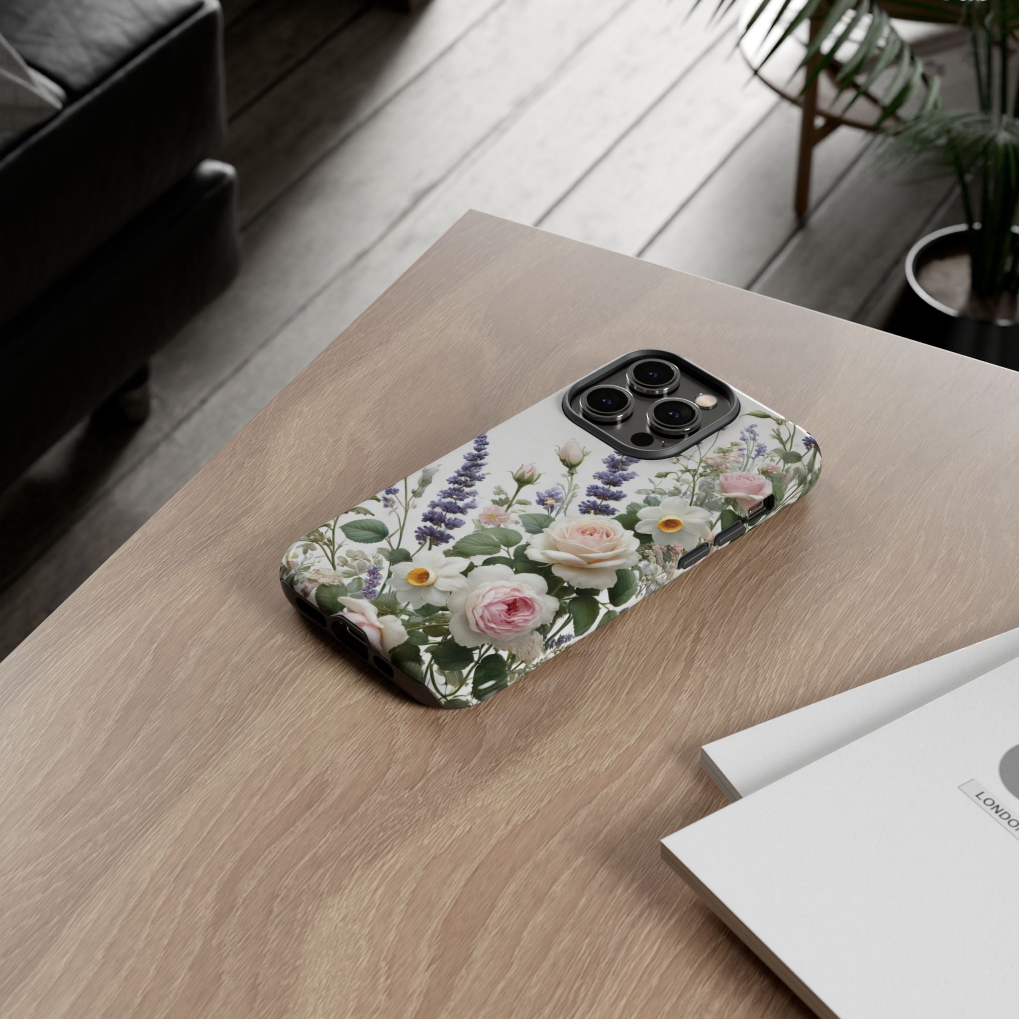 Boho Floral Fall Phone Case for iPhone 17,16  21 23 Samsung, and Pixel | Stylish Protective Cover Gift for Her Perfect for Floral Lover