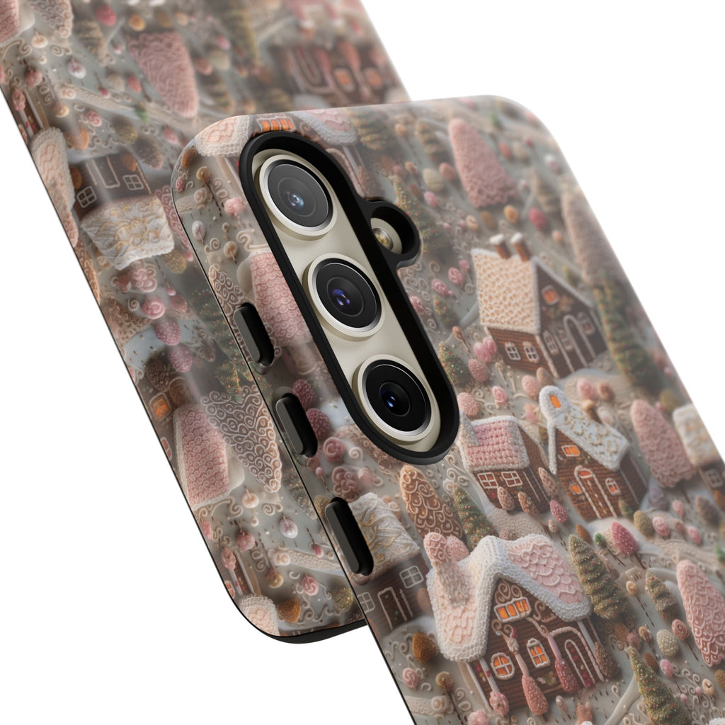 Gingerbread House 3D Phone Case Durable for iPhone Samsung Gift iPhone 15, 14, 13 Samsung Pixel Gift for Mom Accessory Gift for Her