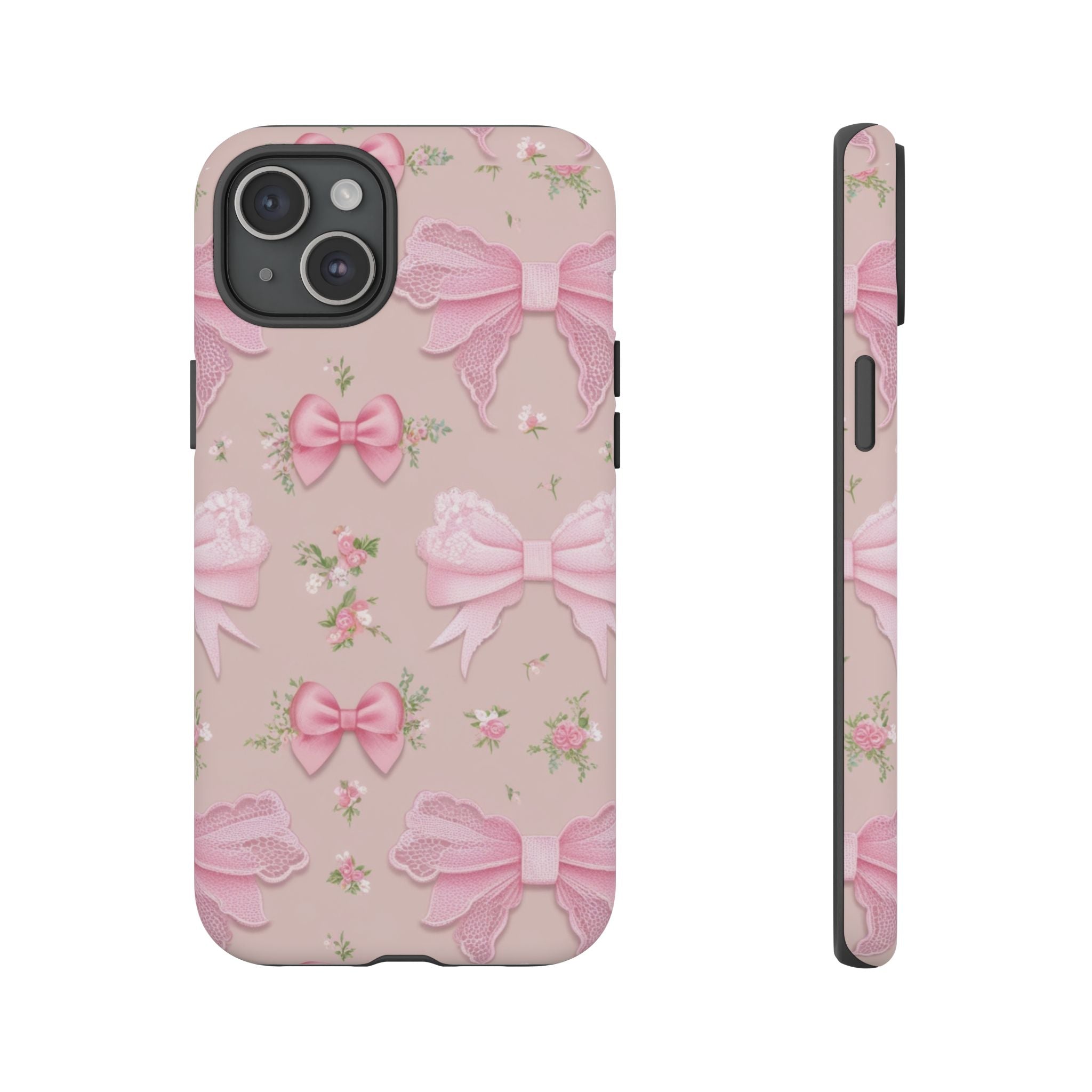 Luxury Pink Bow Phone Case – Cute & Protective Cover for iPhone & Samsung Gift for Her