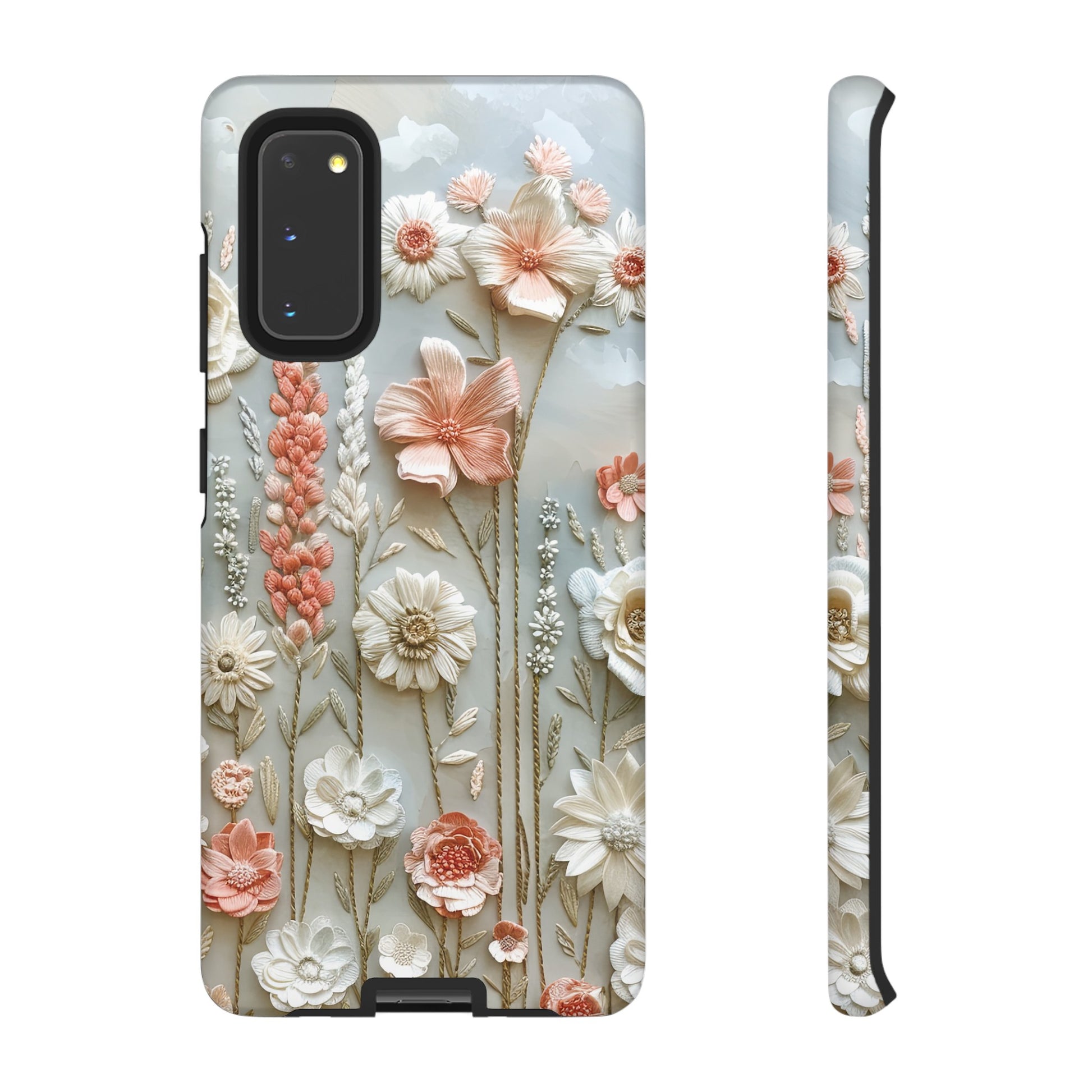 Pastel Wildflowers Protective Phone Case Gift for Her Phone 15, Samsung iPhone Samsung Gift for Her Case iPhone 15, Samsung iPhone Samsung Accessory Gift for Her