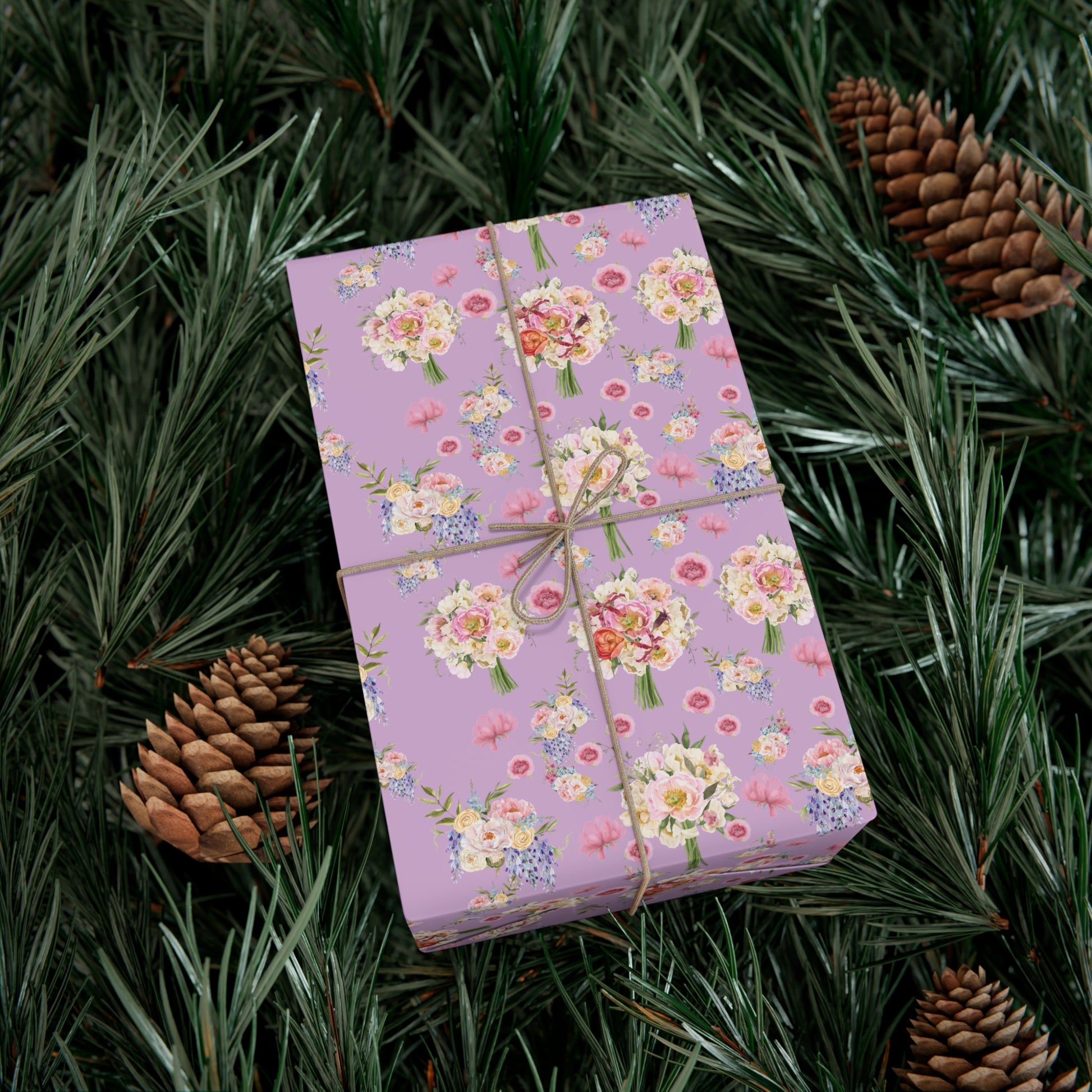 Lavendar Floral Bouquets for Weddings, Birthdays, and All Occasions | Premium Fresh Flowers Gift Wrap | Perfect Gift for Every Celebration | Mother's Day Gift for Her - MRSBYVALLE