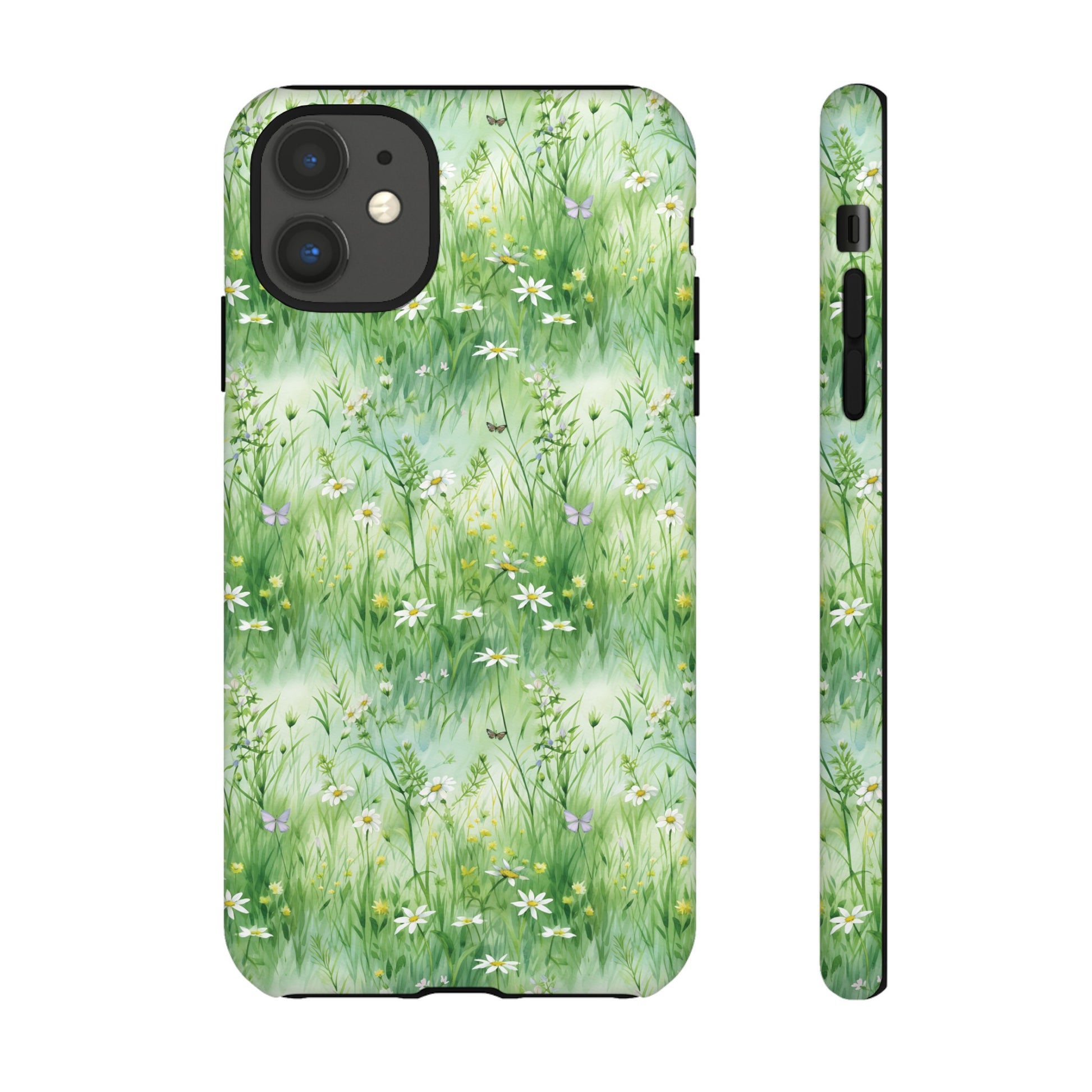 Beautiful Watercolor Grassing Daisy Boho Chic Design Phone Case Protective Cover for All Models Gift for Mom Accessory Gift for Her