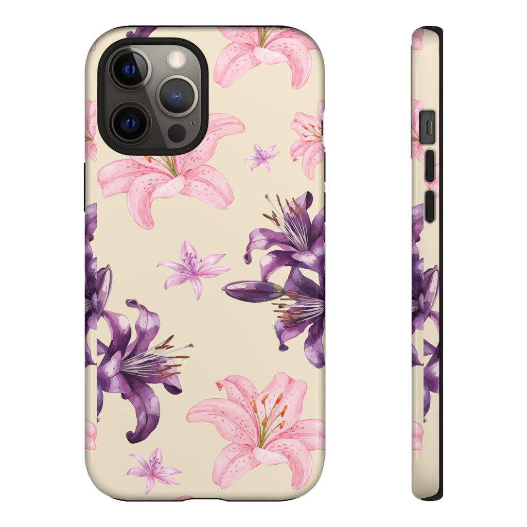 Blooming Tiger Lily Phone Case - Compatible with iPhone, Samsung, and Pixel | Stylish Protective Cover Gift for Her Perfect for Floral Lover
