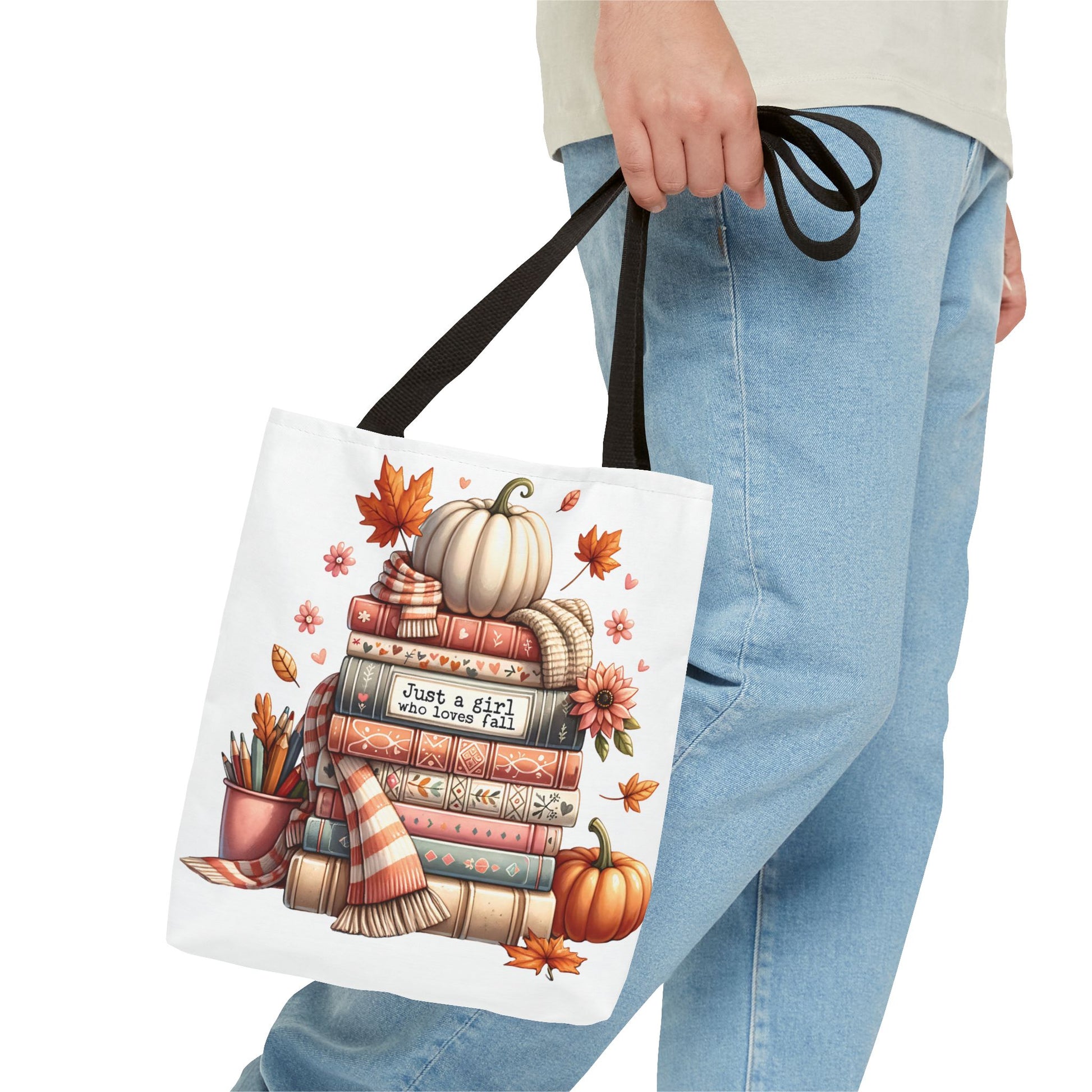 Fall Books Tote Bag - Autumn Accessory for Book Lovers - MRSBYVALLE