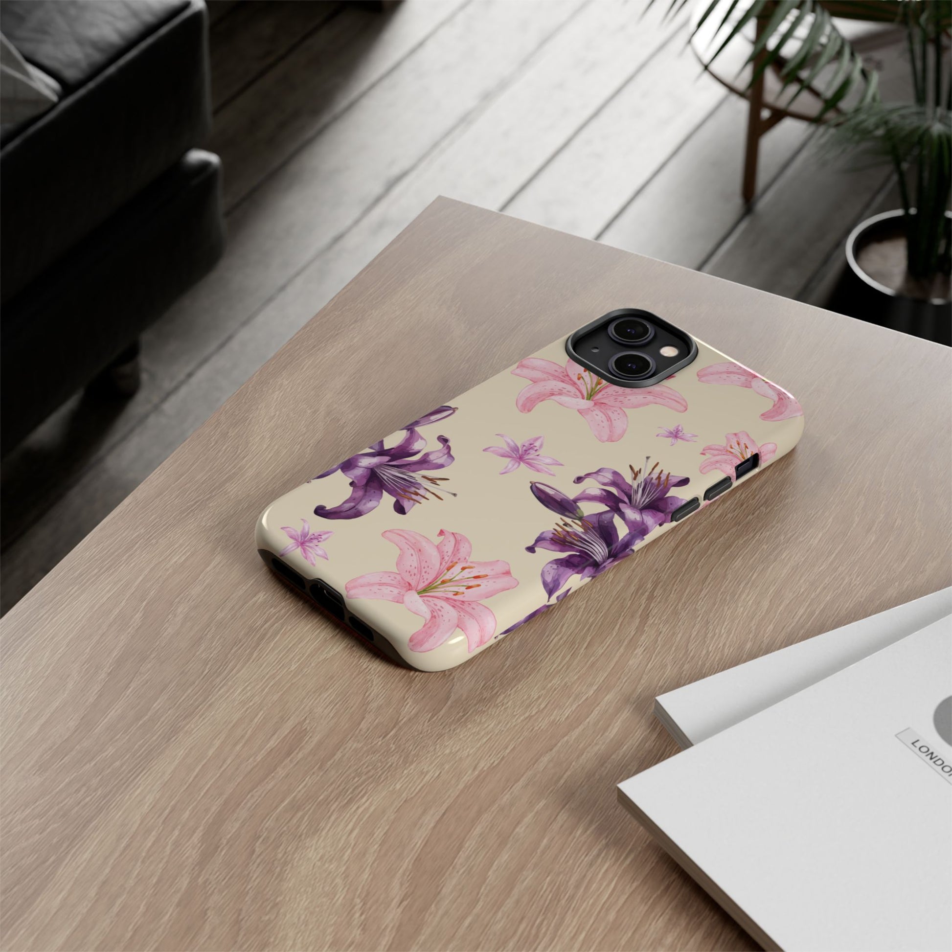 Blooming Tiger Lily Phone Case - Compatible with iPhone, Samsung, and Pixel | Stylish Protective Cover Gift for Her Perfect for Floral Lover