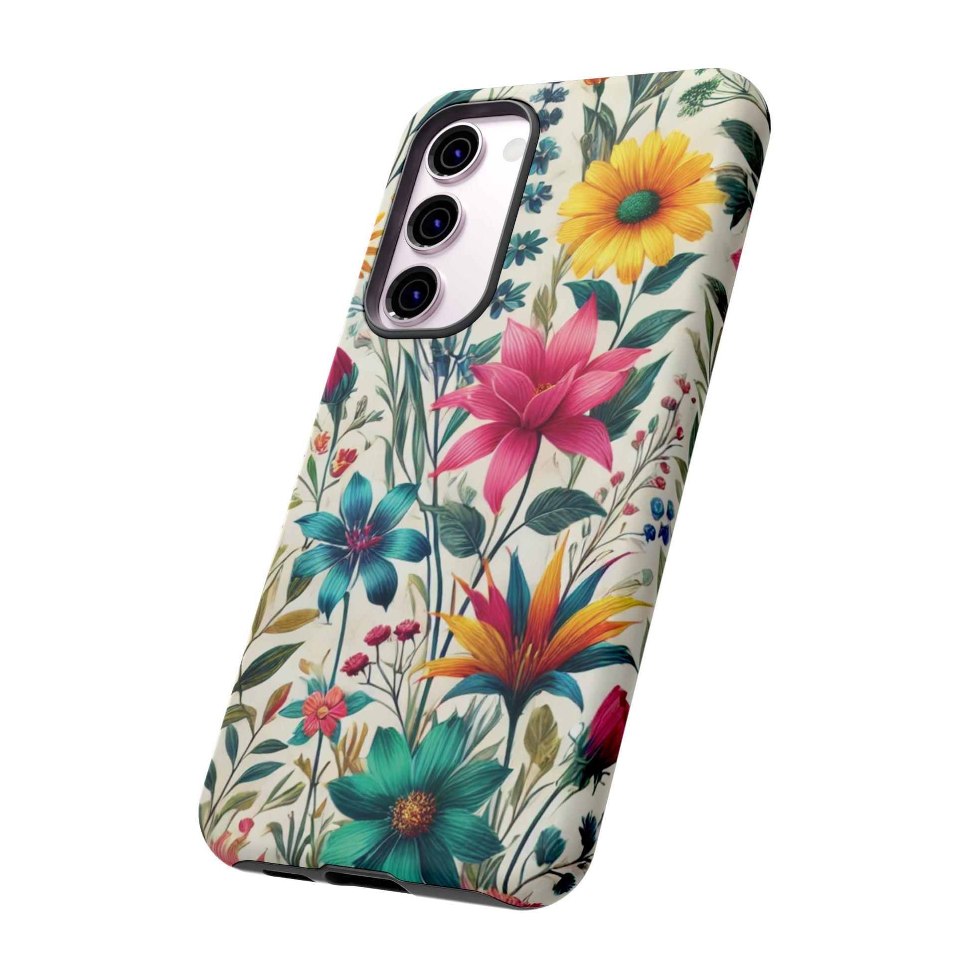 Wildflowers Boho Chic Design Phone Case - Stylish, Protective Cover for All Models Gift for Mom Accessory Gift for Her