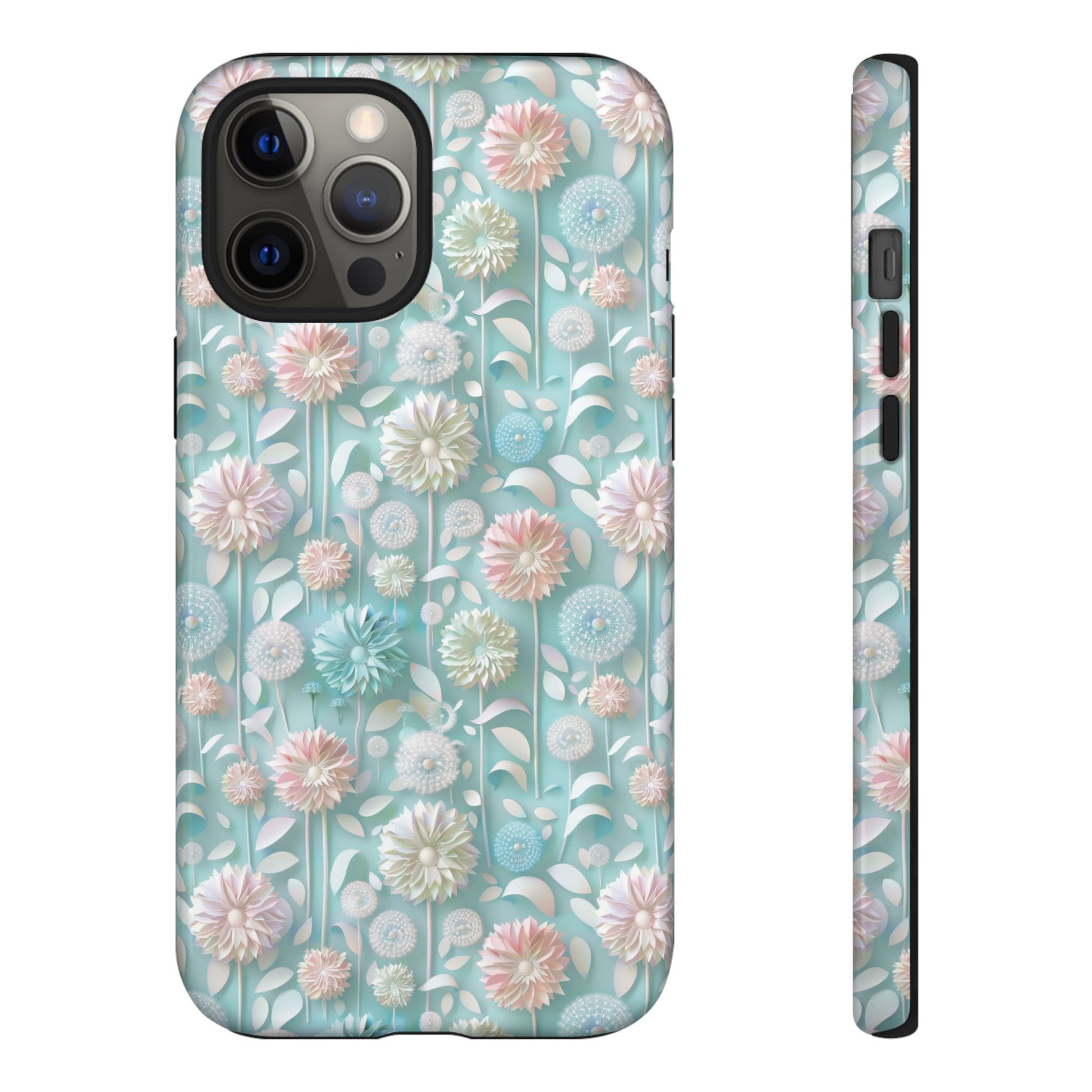 Pastel Floral Phone Case for iPhone & Samsung | Elegant and Slim Design with Shockproof Protection | Durable, Scratch-Resistant, and Lightweight | Stylish Accessory