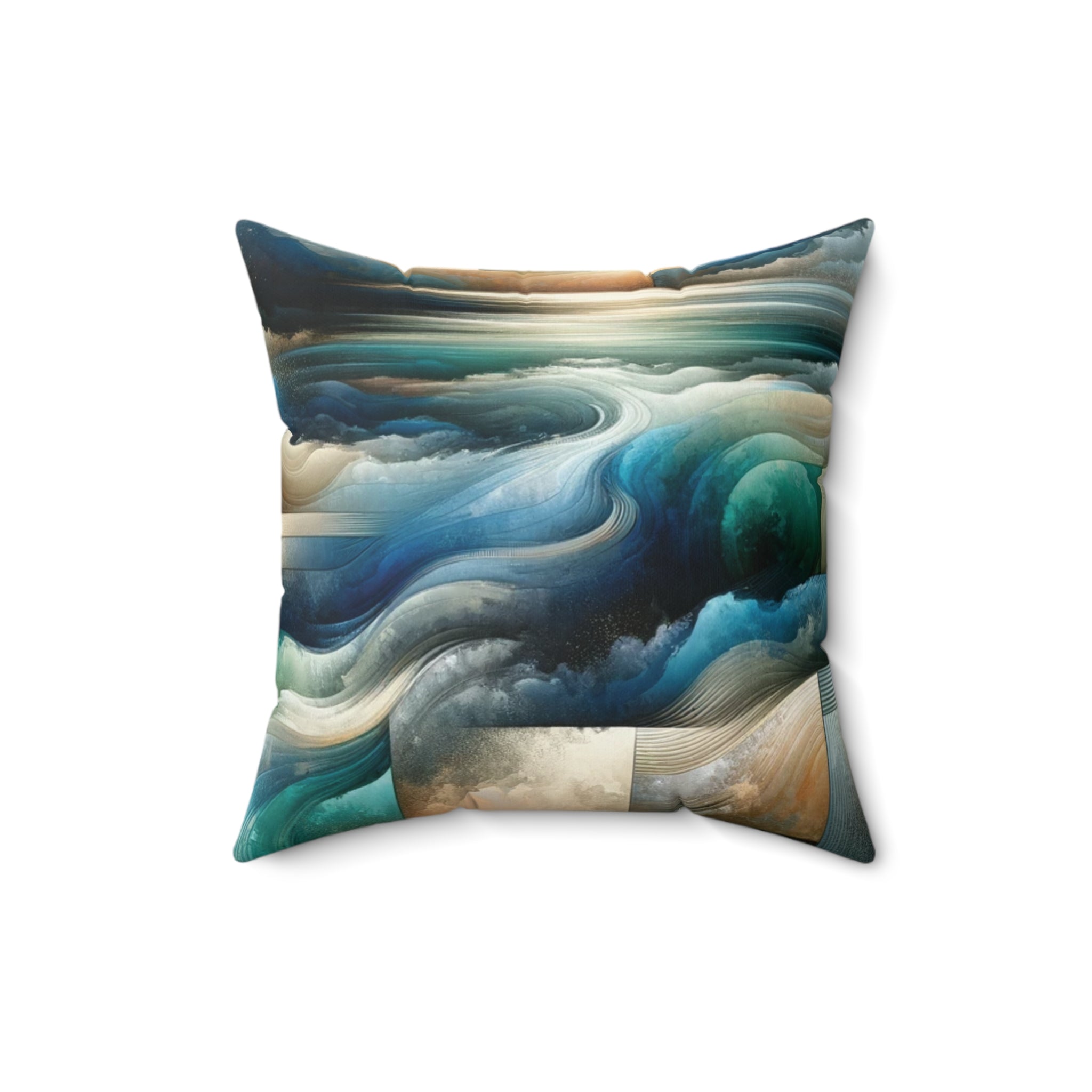 Abstract Nautical Decorative Pillow Home Accents Mother's Day Gift Luxurious Home Living Room Comfort for Bedroom or Housewarming Gift New House, Bridal Shower Gift.