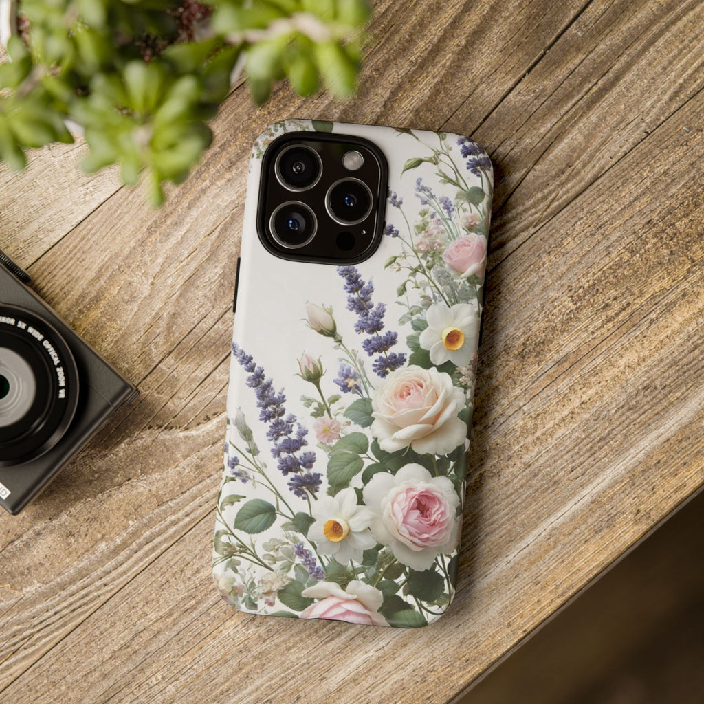 Boho Floral Fall Phone Case for iPhone 17,16  21 23 Samsung, and Pixel | Stylish Protective Cover Gift for Her Perfect for Floral Lover