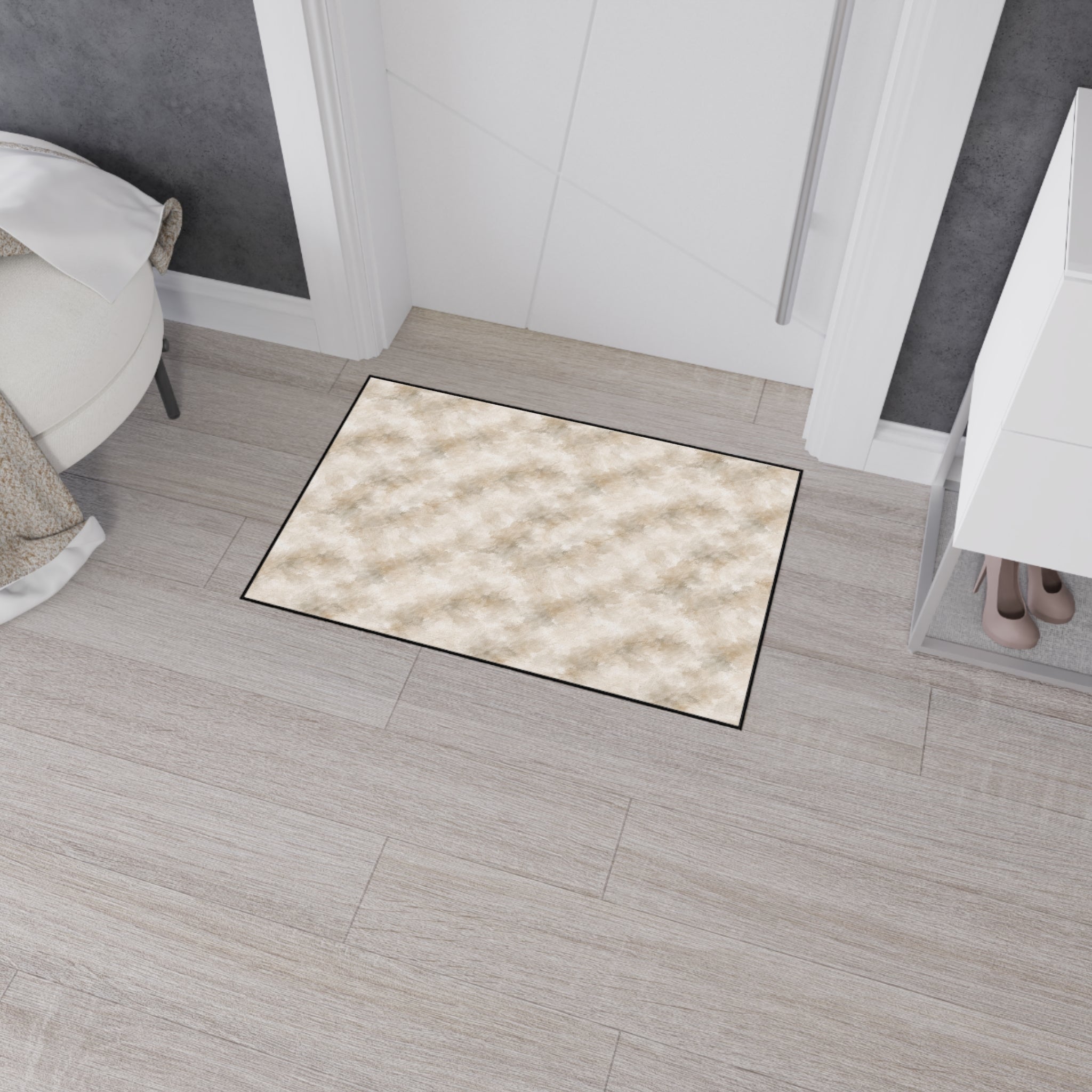 Tapis de sol utilitaire en toile texturée — Collection Atelier