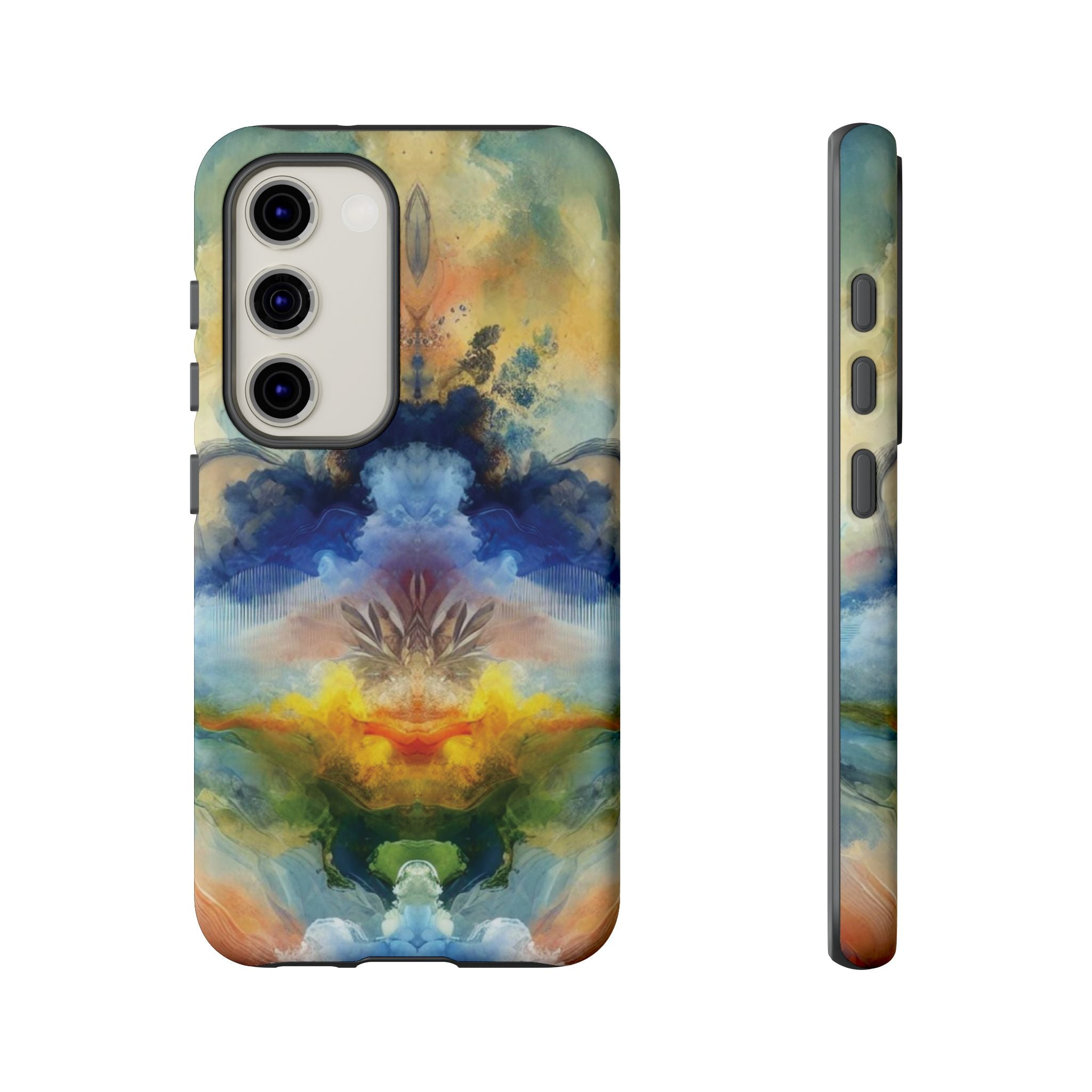 Modern Watercolor Abstract Phone Case Compatible with iPhone, Samsung & More - Stylish, Durable Protection with Vibrant Artistic Design Perfect Gift for Her
