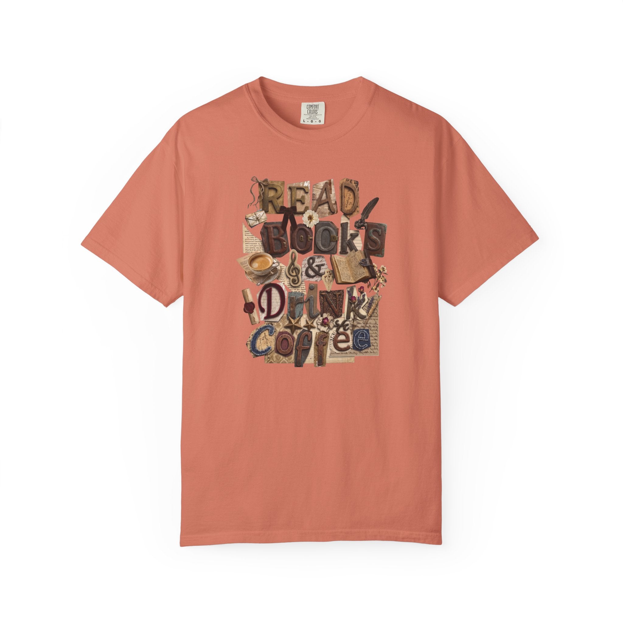 Read Books Drink Coffee T-Shirt | Book Lover Shirt | Coffee Lover Gift | Reader Tee | Bibliophile Shirt | Cozy Reading Aesthetic
