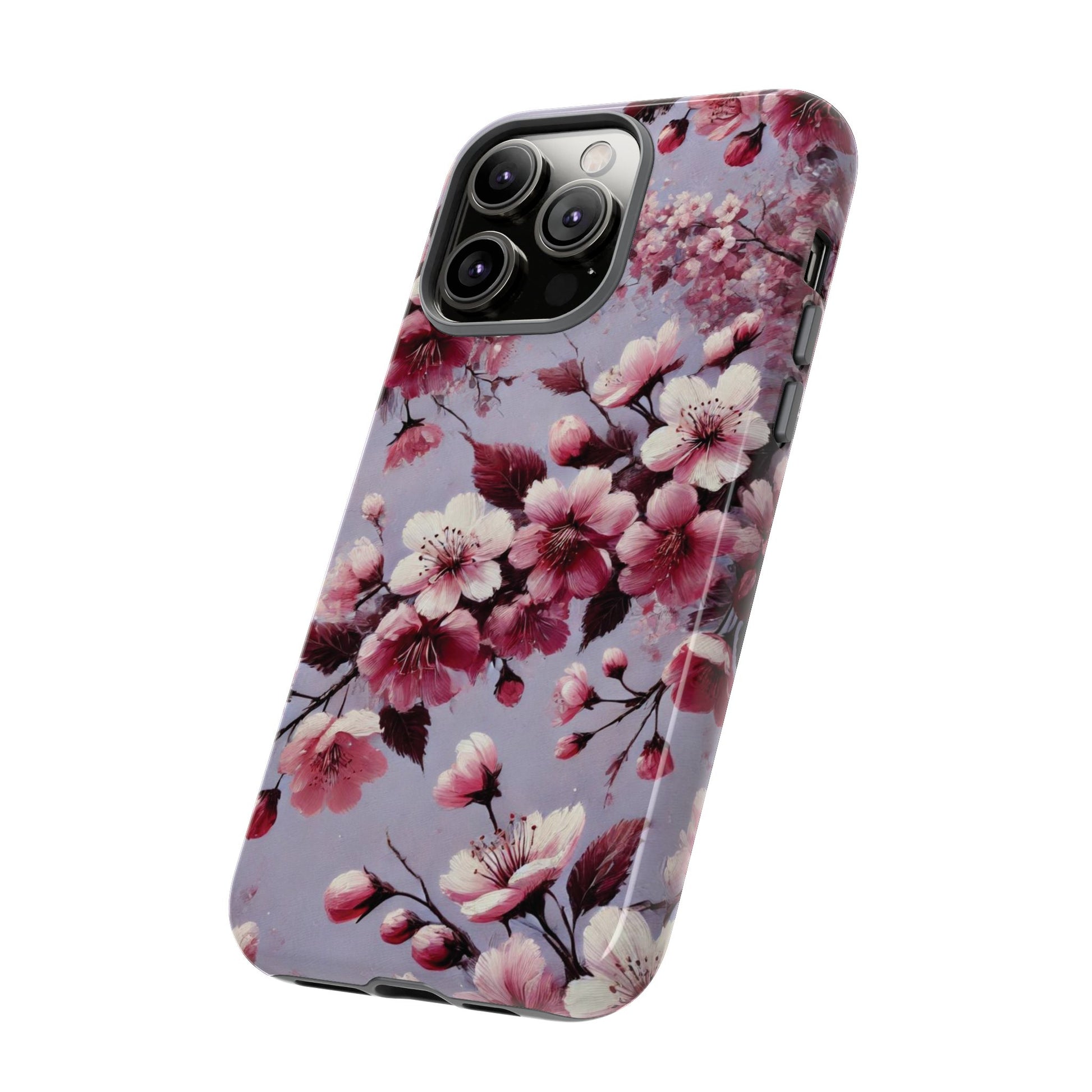 Lavender Floral Fall Phone Case for iPhone 16 pro15 14 13 12  21 23 Samsung, and Pixel | Stylish Protective Cover Gift for Her Perfect for Floral Lover