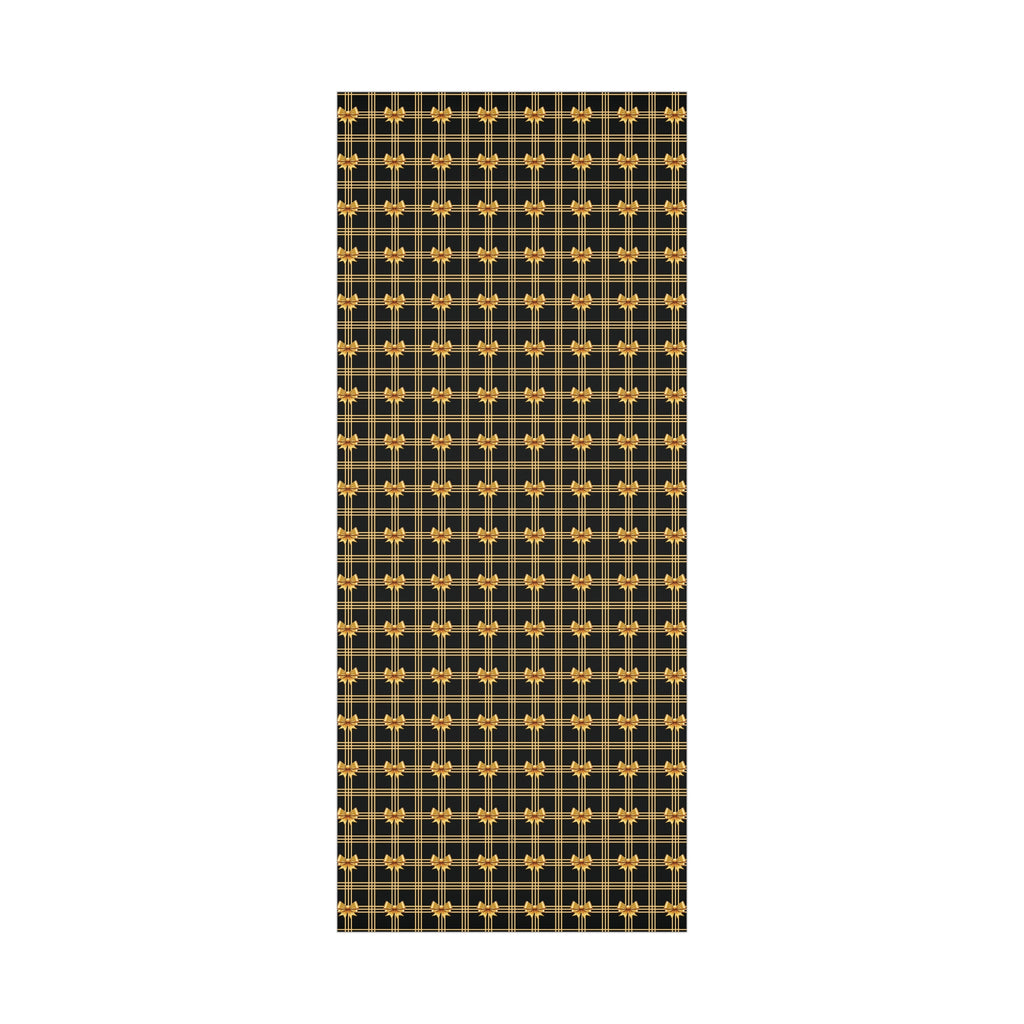 Black and Gold Bows Wrapping Paper Luxury Lover's Wrapping Paper Collection Festive Perfect for Wedding Holiday Decor – Premium Quality - MRSBYVALLE