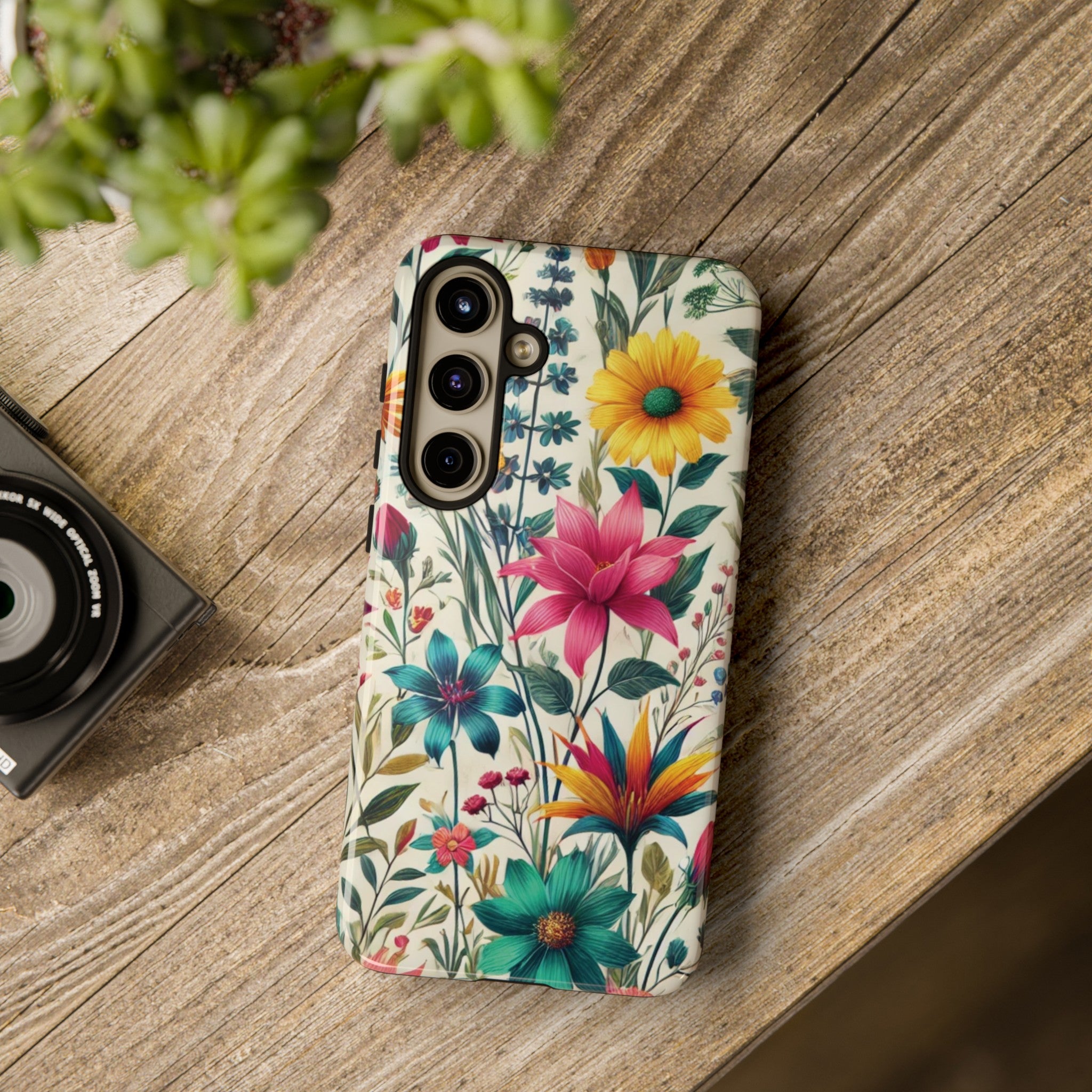 Wildflowers Boho Chic Design Phone Case - Stylish, Protective Cover for All Models Gift for Mom Accessory Gift for Her