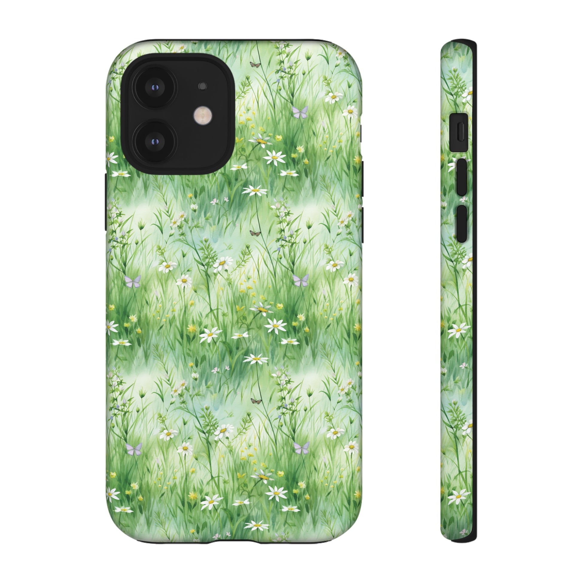 Beautiful Watercolor Grassing Daisy Boho Chic Design Phone Case Protective Cover for All Models Gift for Mom Accessory Gift for Her