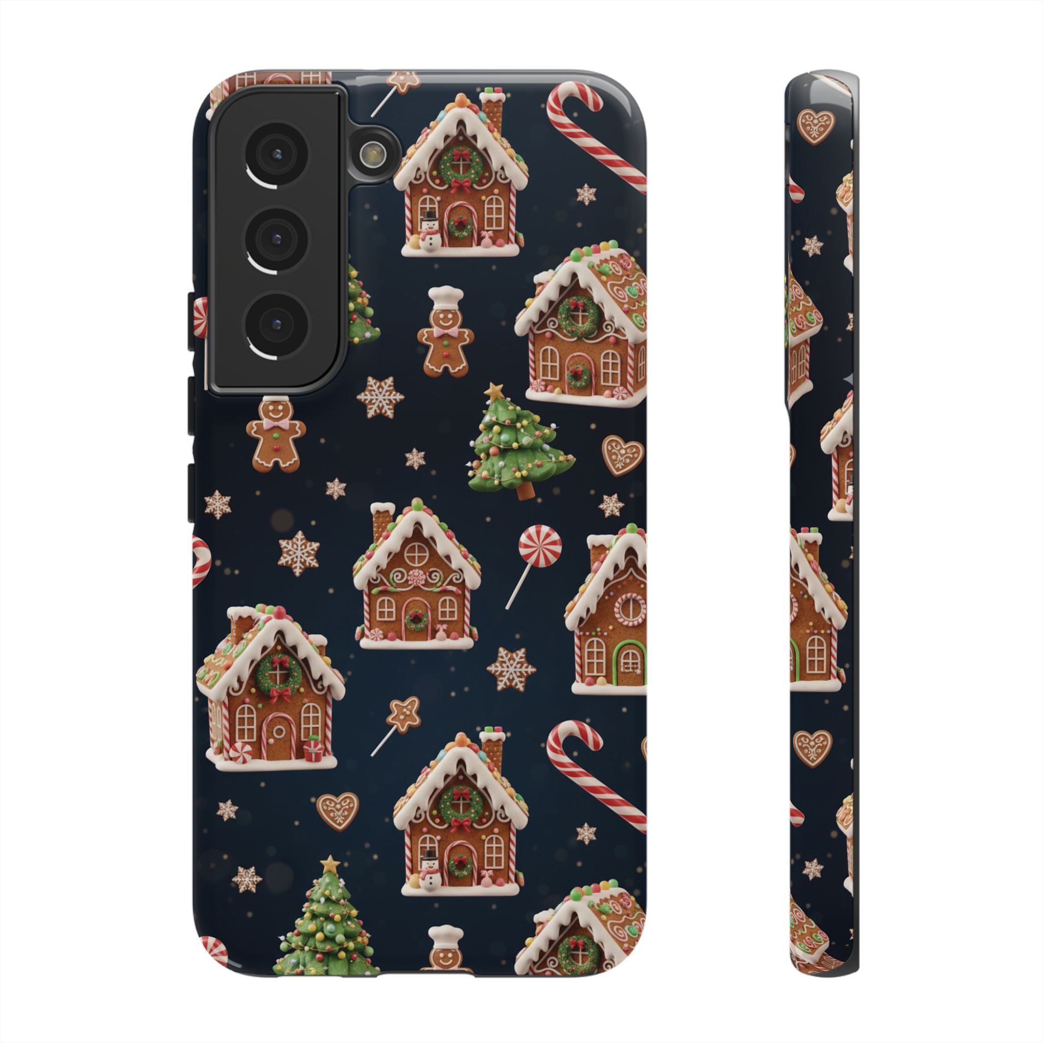 3D Gingerbread House Christmas Phone Case | Premium Holiday Gift Cover for iPhone 17, iPhone, and Samsung Galaxy Gift for Her or Him