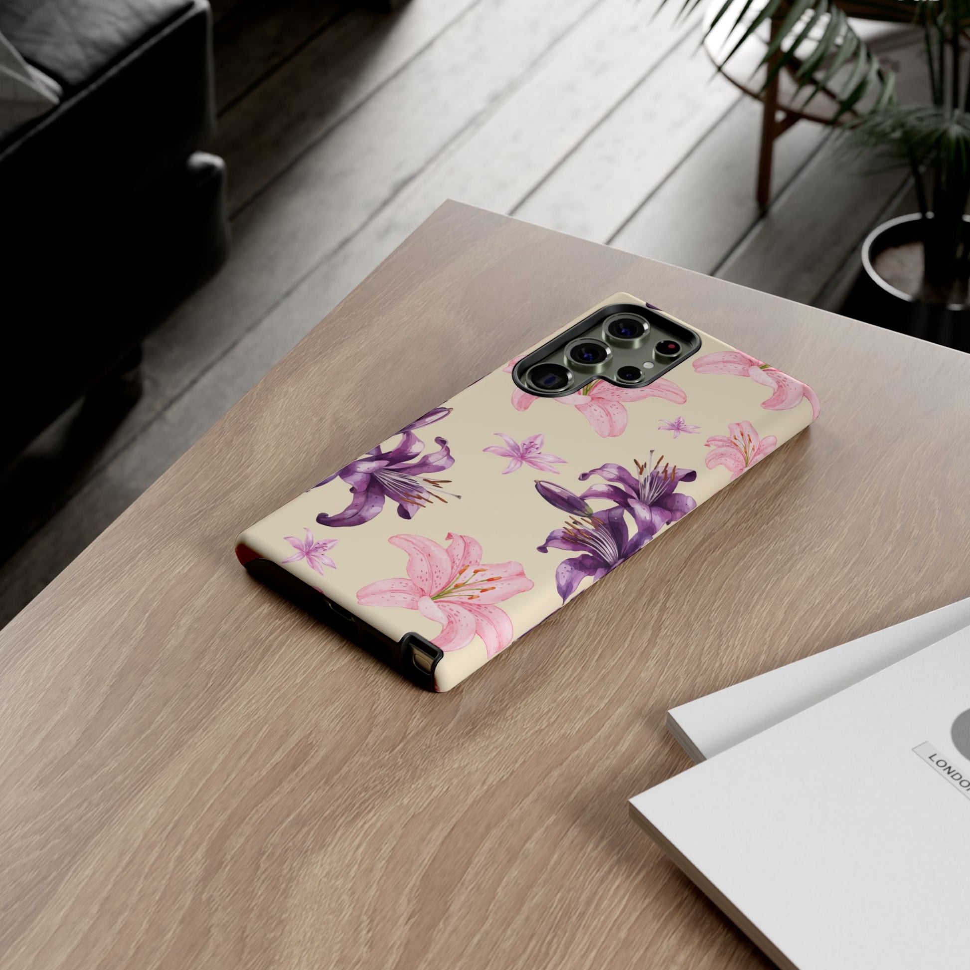 Blooming Tiger Lily Phone Case - Compatible with iPhone, Samsung, and Pixel | Stylish Protective Cover Gift for Her Perfect for Floral Lover