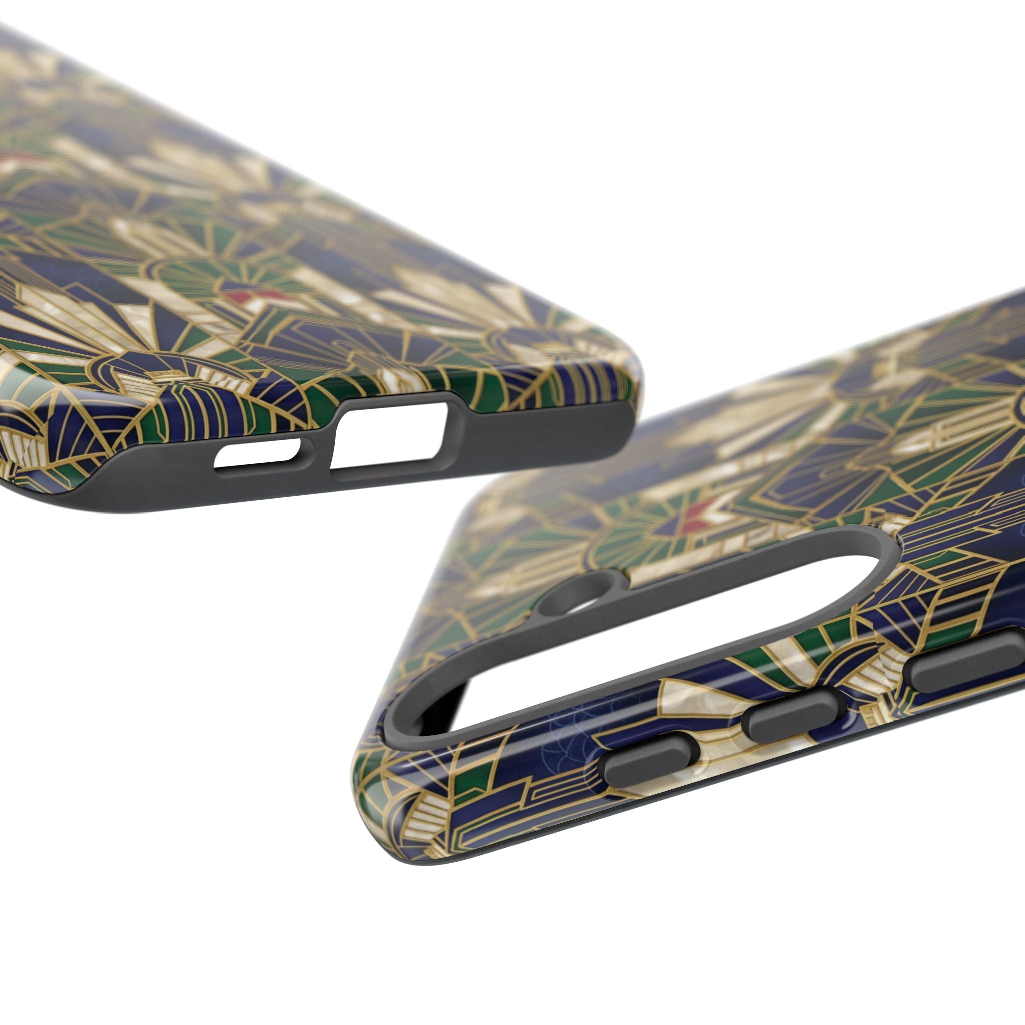 Navy & Gold Art Deco Phone Case — Imperial Art Deco Tough Case
