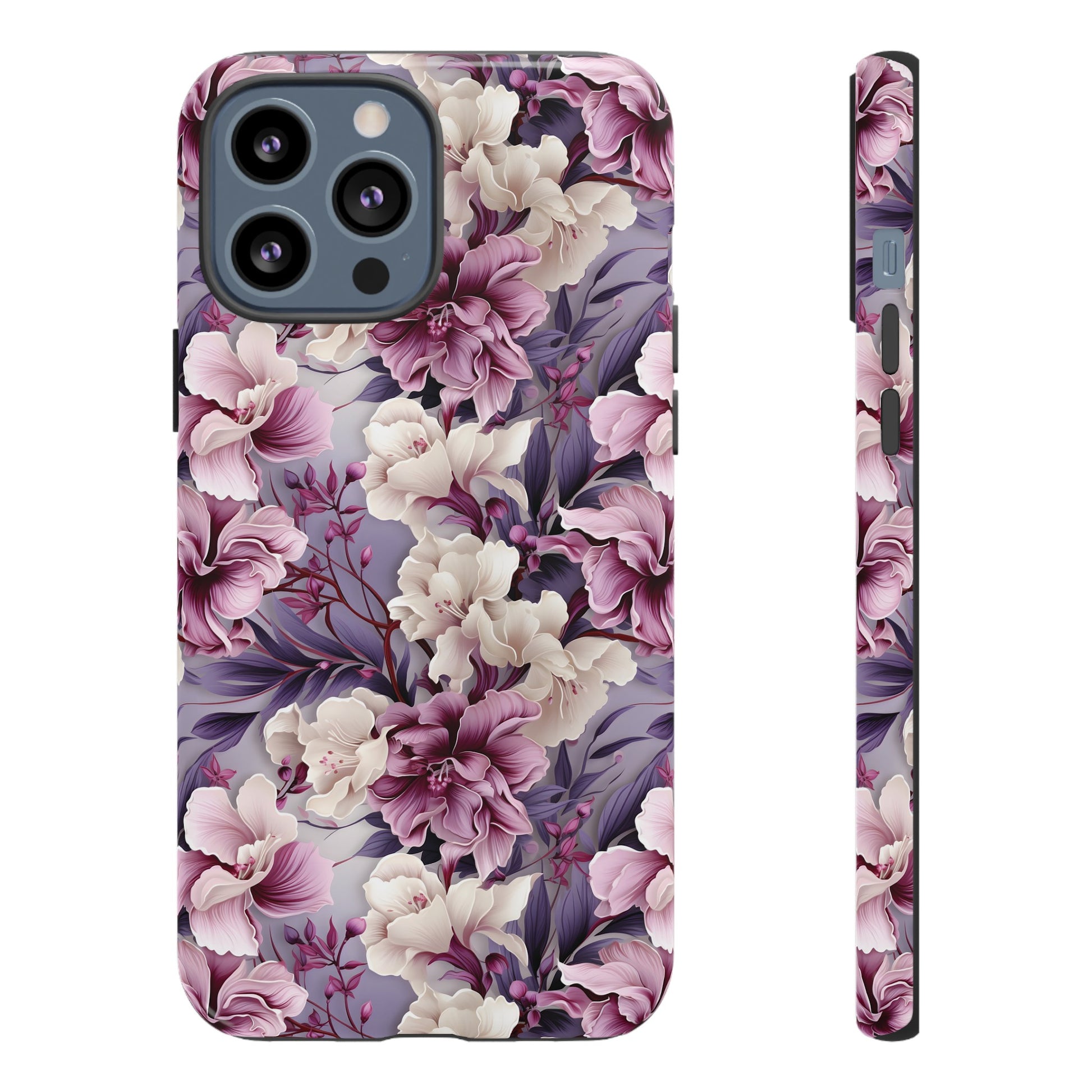 Lavender Flowers Protective Phone Case Gift for Her Phone 15, Samsung iPhone Samsung Gift for Her Case iPhone 15, Samsung