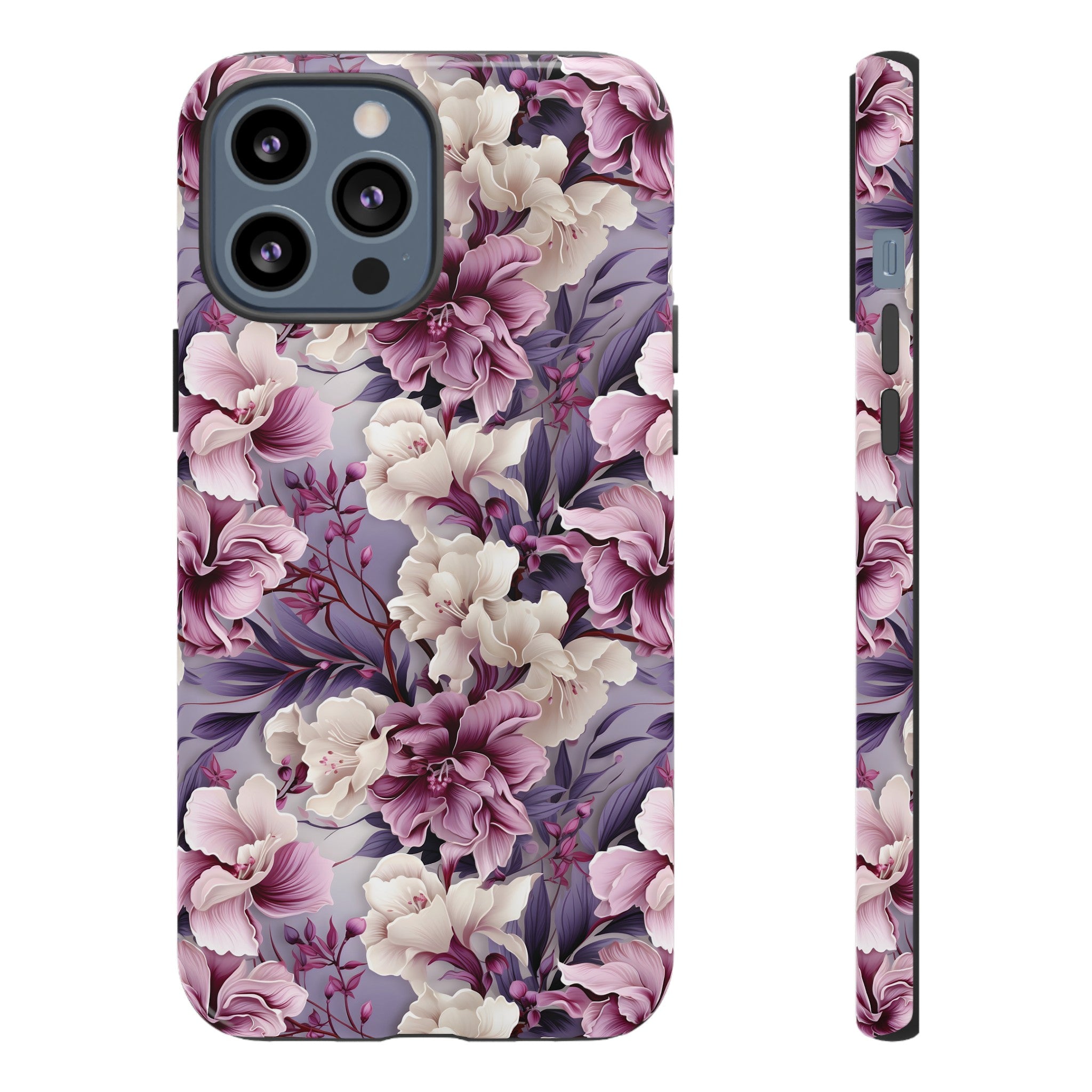 Lavender Flowers Protective Phone Case Gift for Her Phone 15, Samsung iPhone Samsung Gift for Her Case iPhone 15, Samsung