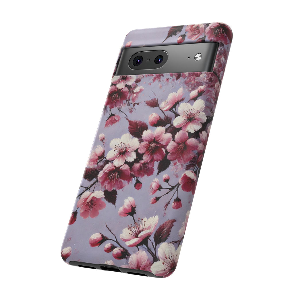 Lavender Floral Fall Phone Case for iPhone 16 pro15 14 13 12  21 23 Samsung, and Pixel | Stylish Protective Cover Gift for Her Perfect for Floral Lover