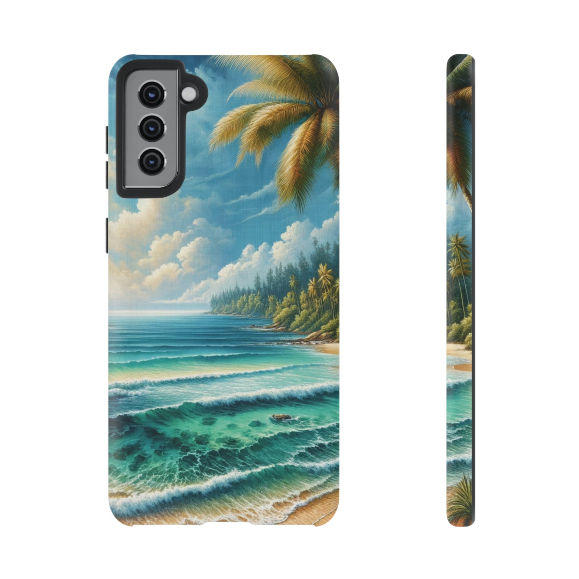 Coastal Serenity Ocean Beach View Protective Phone Case Gift for Her Phone 15, Samsung iPhone Samsung Gift for Her Case iPhone 15, Samsung iPhone Samsung Accessory Gift for Her.