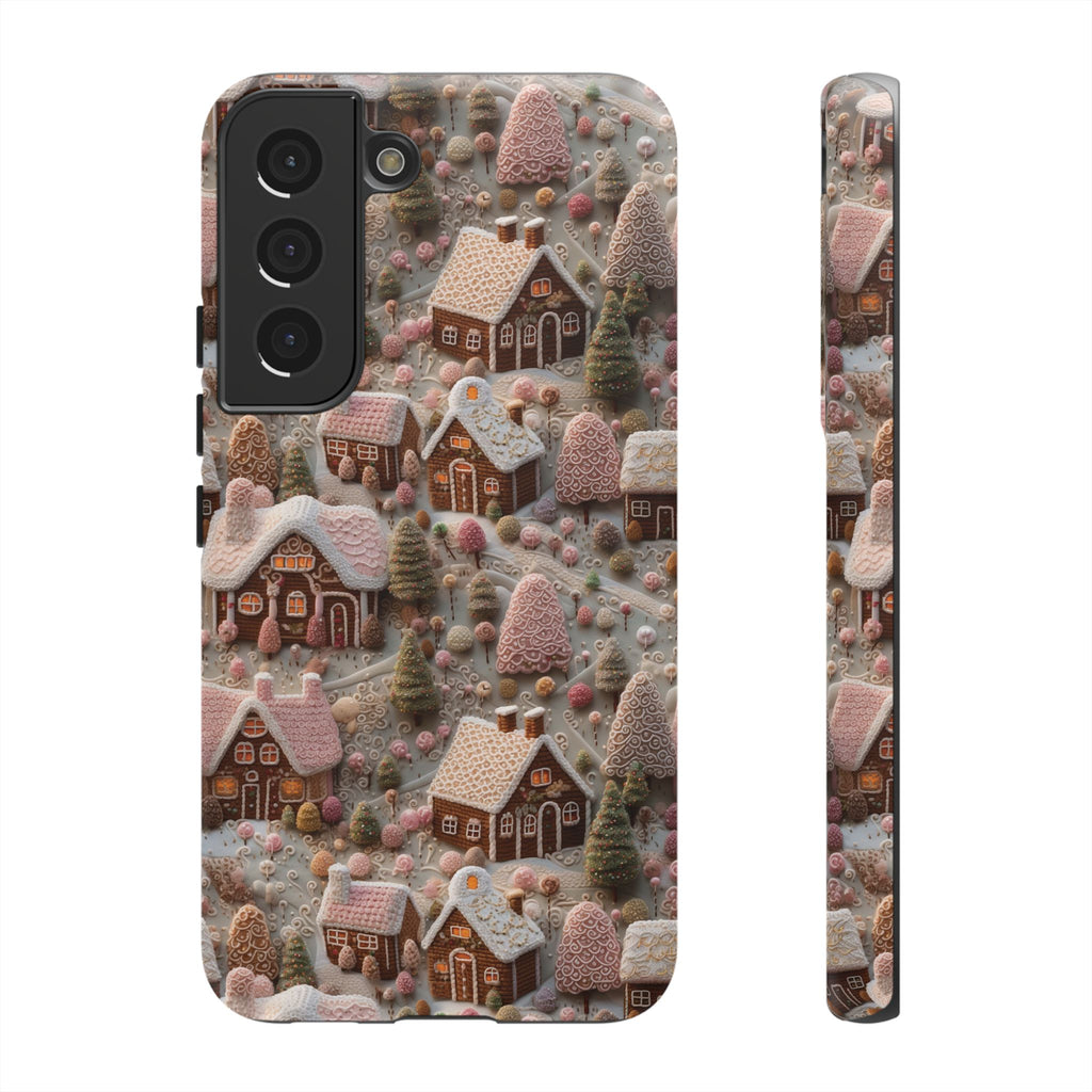 Gingerbread House 3D Phone Case Durable for iPhone Samsung Gift iPhone 15, 14, 13 Samsung Pixel Gift for Mom Accessory Gift for Her