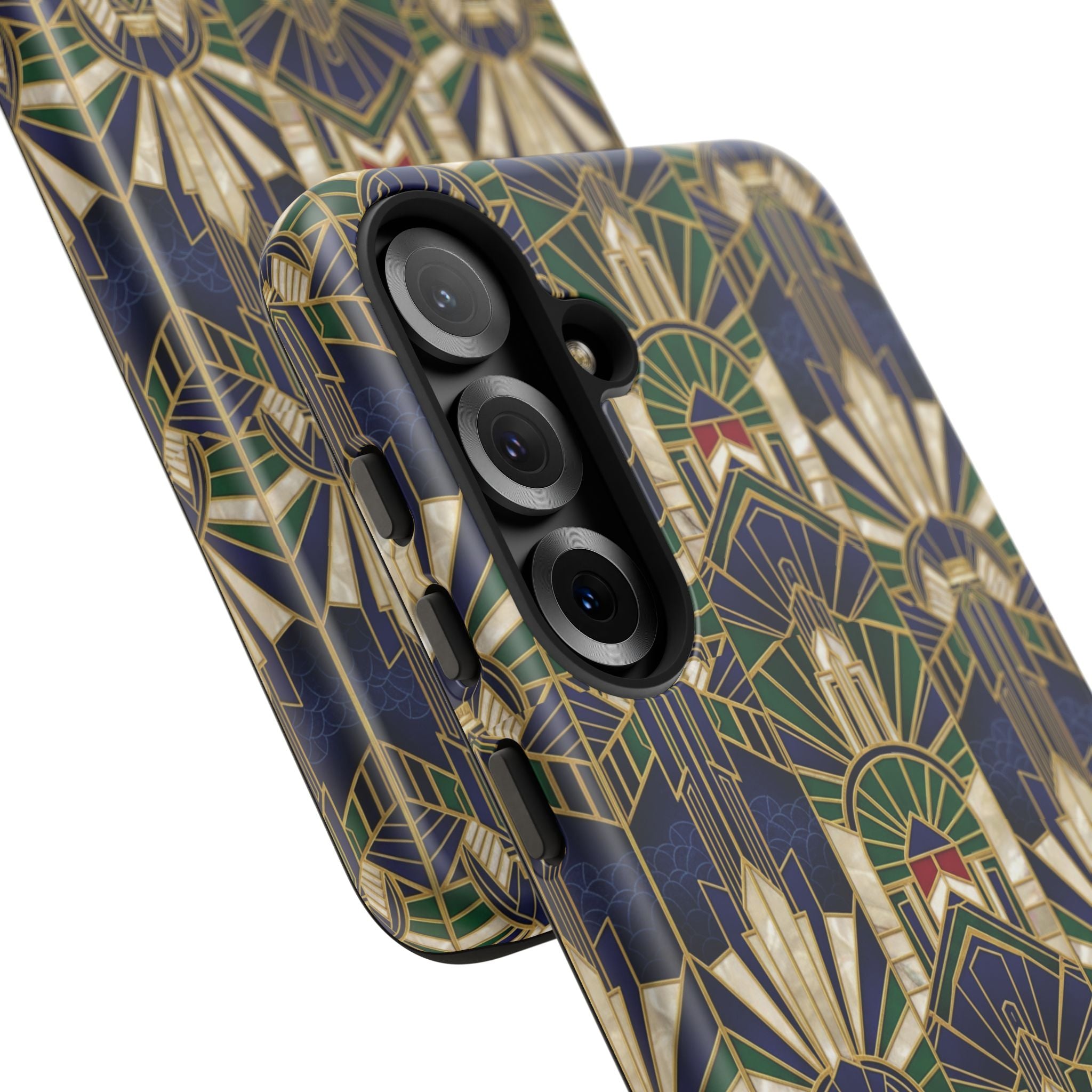 Navy & Gold Art Deco Phone Case — Imperial Art Deco Tough Case