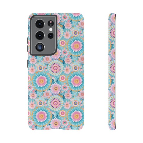 Boho Modern Watercolor Abstract Phone Case Compatible with iPhone, Samsung & More - Stylish, Durable Protection with Vibrant Artistic Design Perfect Gift for Her
