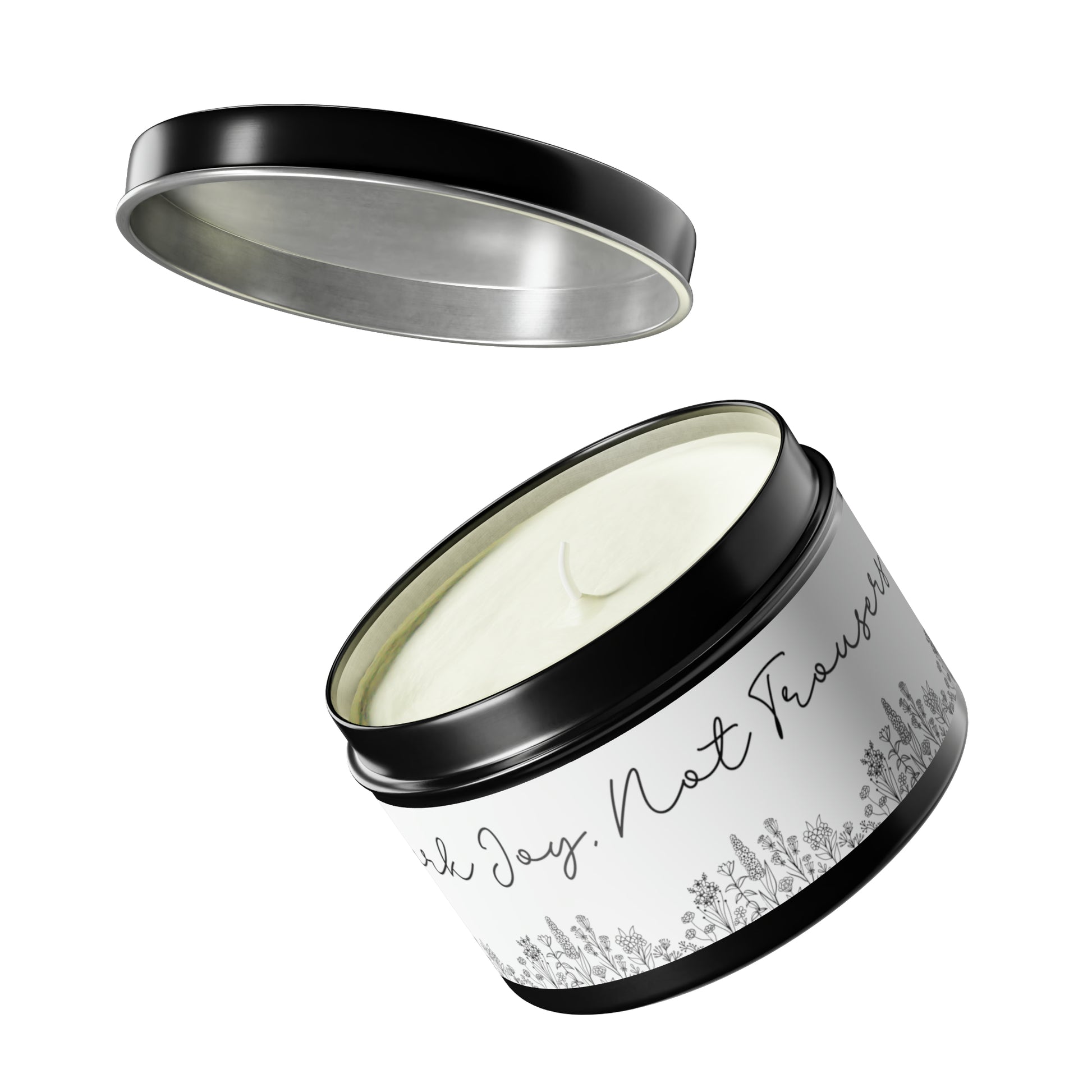 New House Bloom & Glow Elegant Floral Aromas in 4oz/8oz Tin Candles Essence of Nature Collection Unveil Serenity Romance with Exquisite Botanical Scents. Pure Harmony & Grace..