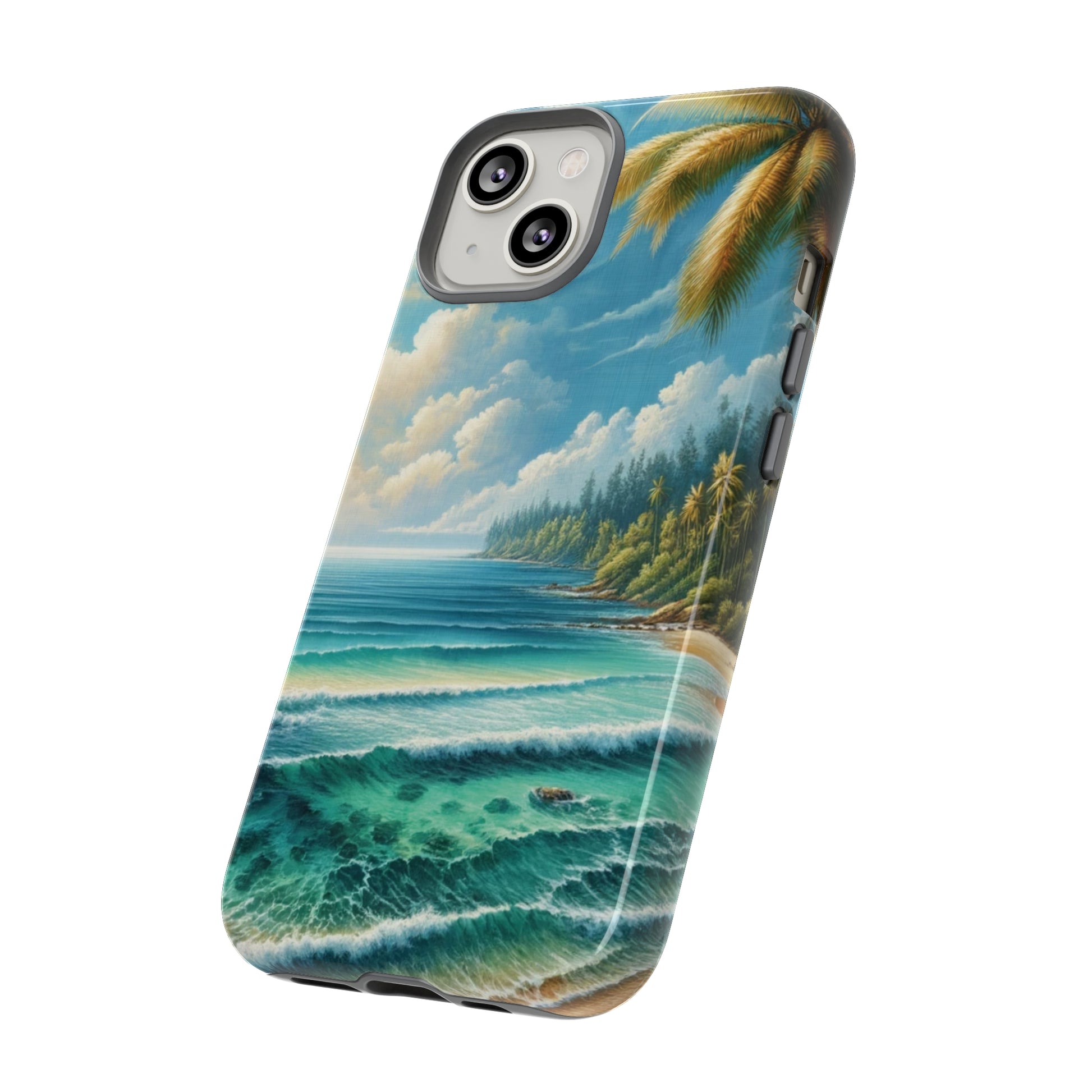Coastal Serenity Ocean Beach View Protective Phone Case Gift for Her Phone 15, Samsung iPhone Samsung Gift for Her Case iPhone 15, Samsung iPhone Samsung Accessory Gift for Her.