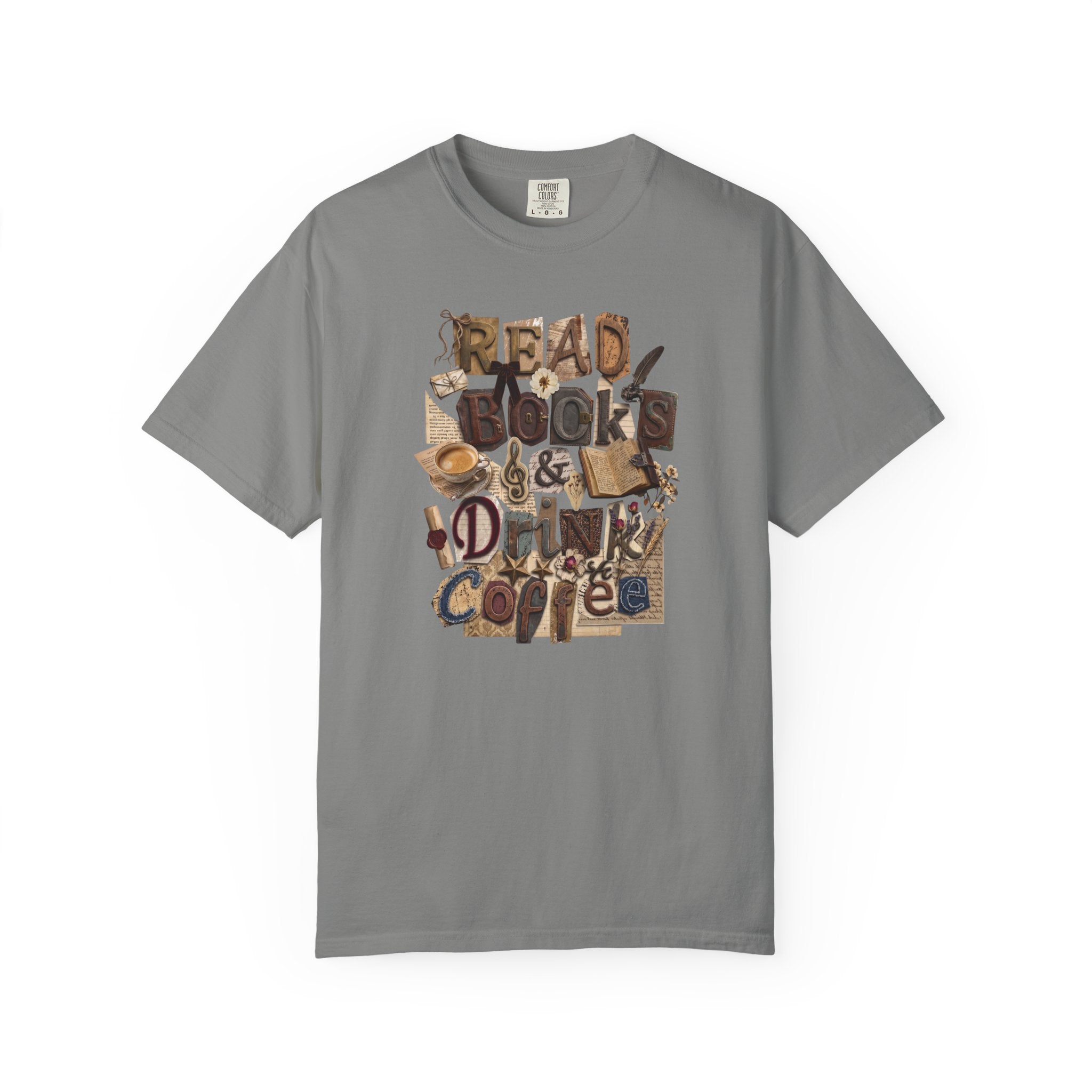 Read Books Drink Coffee T-Shirt | Book Lover Shirt | Coffee Lover Gift | Reader Tee | Bibliophile Shirt | Cozy Reading Aesthetic