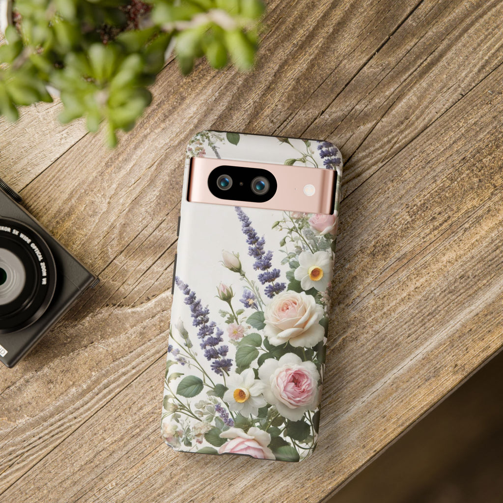 Boho Floral Fall Phone Case for iPhone 17,16  21 23 Samsung, and Pixel | Stylish Protective Cover Gift for Her Perfect for Floral Lover