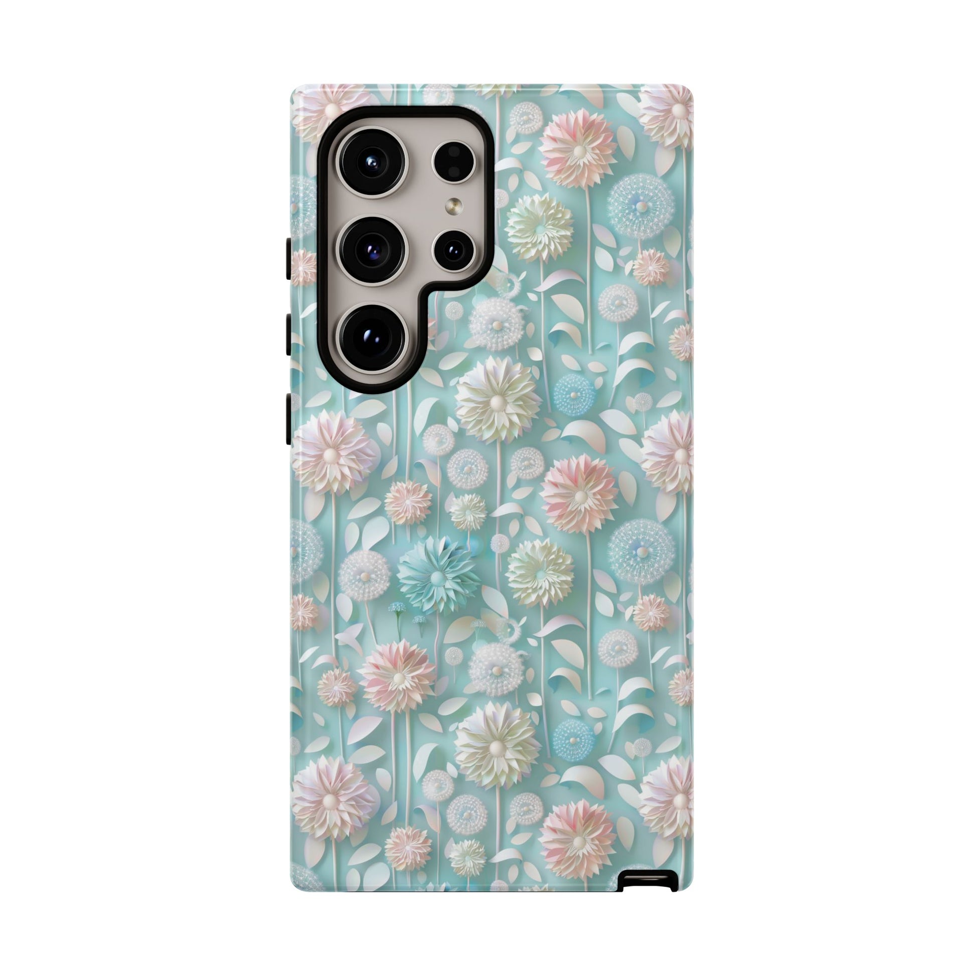 Pastel Floral Phone Case for iPhone & Samsung | Elegant and Slim Design with Shockproof Protection | Durable, Scratch-Resistant, and Lightweight | Stylish Accessory