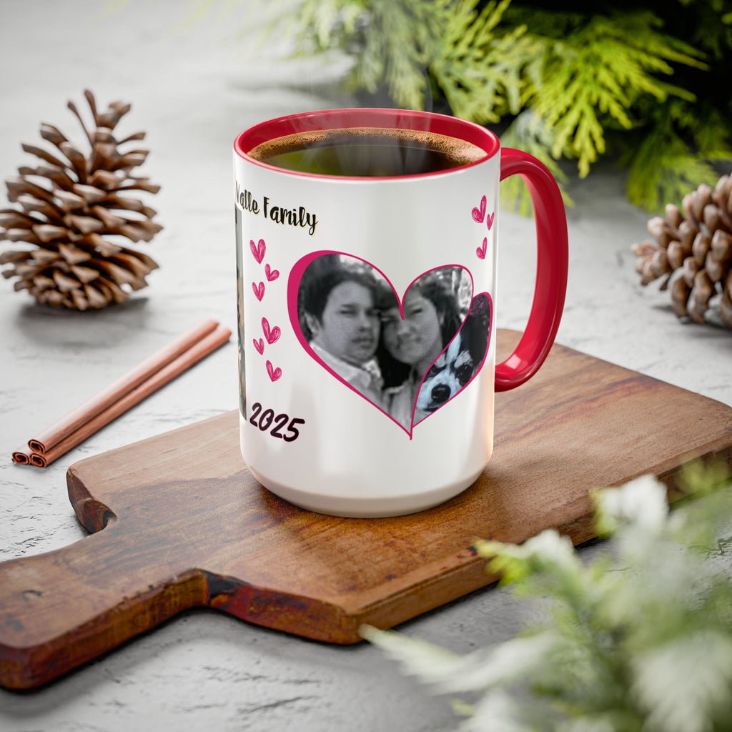 Personalized Photo Collage Coffee Mug, Custom Image Gift for Mom, Mother's Day Present, Colorful 15oz Cup, Birthday Mug, Custom Picture Mug Perfect Giift