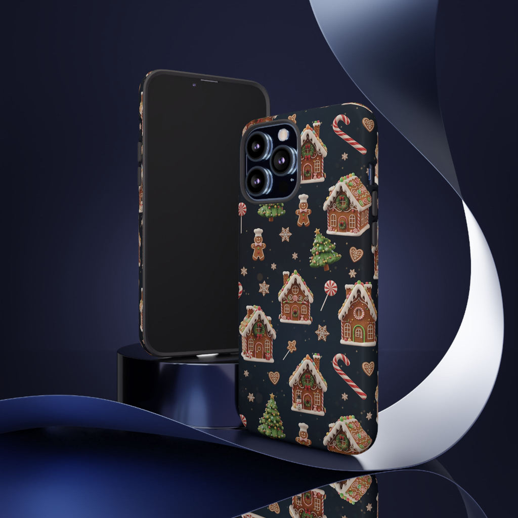 3D Gingerbread House Christmas Phone Case | Premium Holiday Gift Cover for iPhone 17, iPhone, and Samsung Galaxy Gift for Her or Him