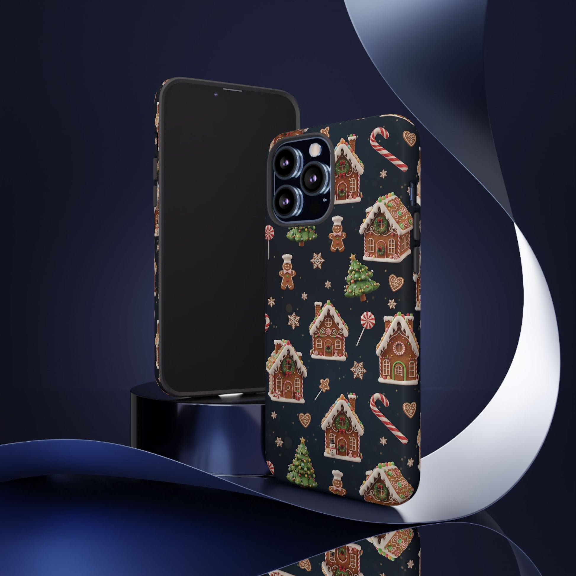 3D Gingerbread House Christmas Phone Case | Premium Holiday Gift Cover for iPhone 17, iPhone, and Samsung Galaxy Gift for Her or Him
