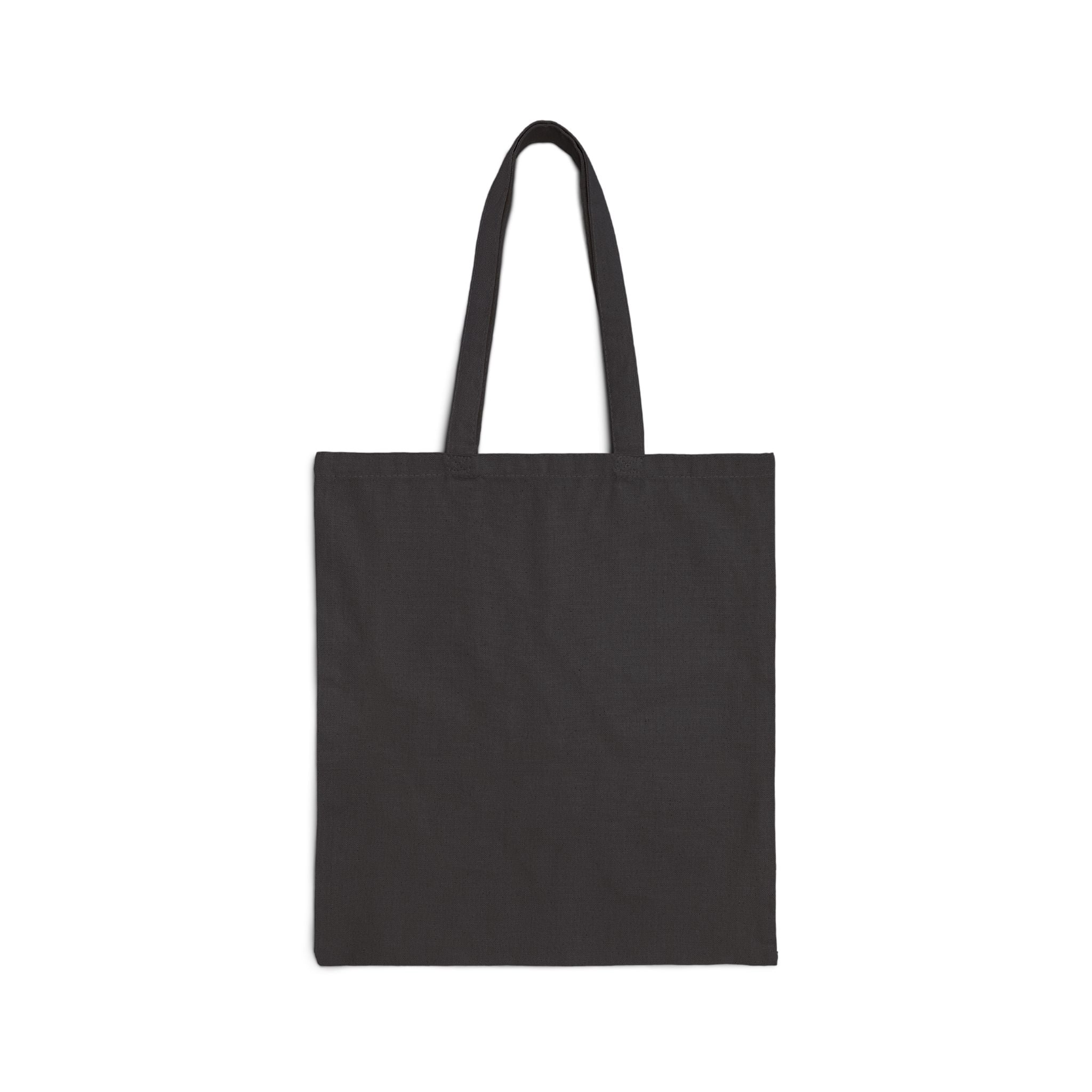 Tote Bag — "Fully Booked" Book Lover Canvas Tote with Stack of Books, Coffee & Floral Bookmark