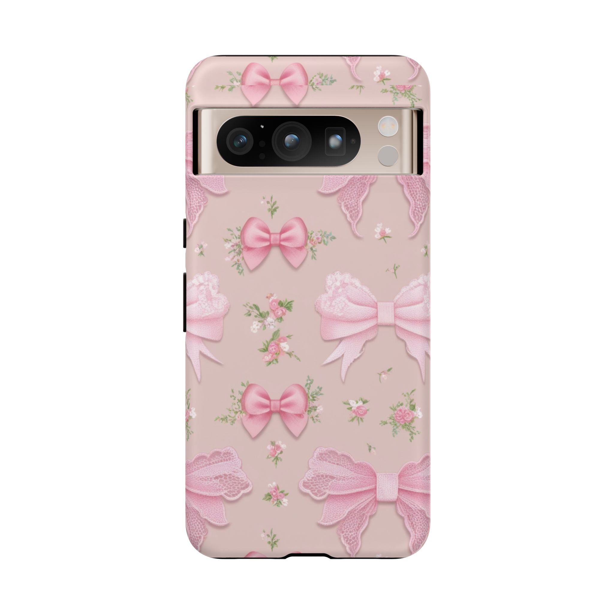 Luxury Pink Bow Phone Case – Cute & Protective Cover for iPhone & Samsung Gift for Her