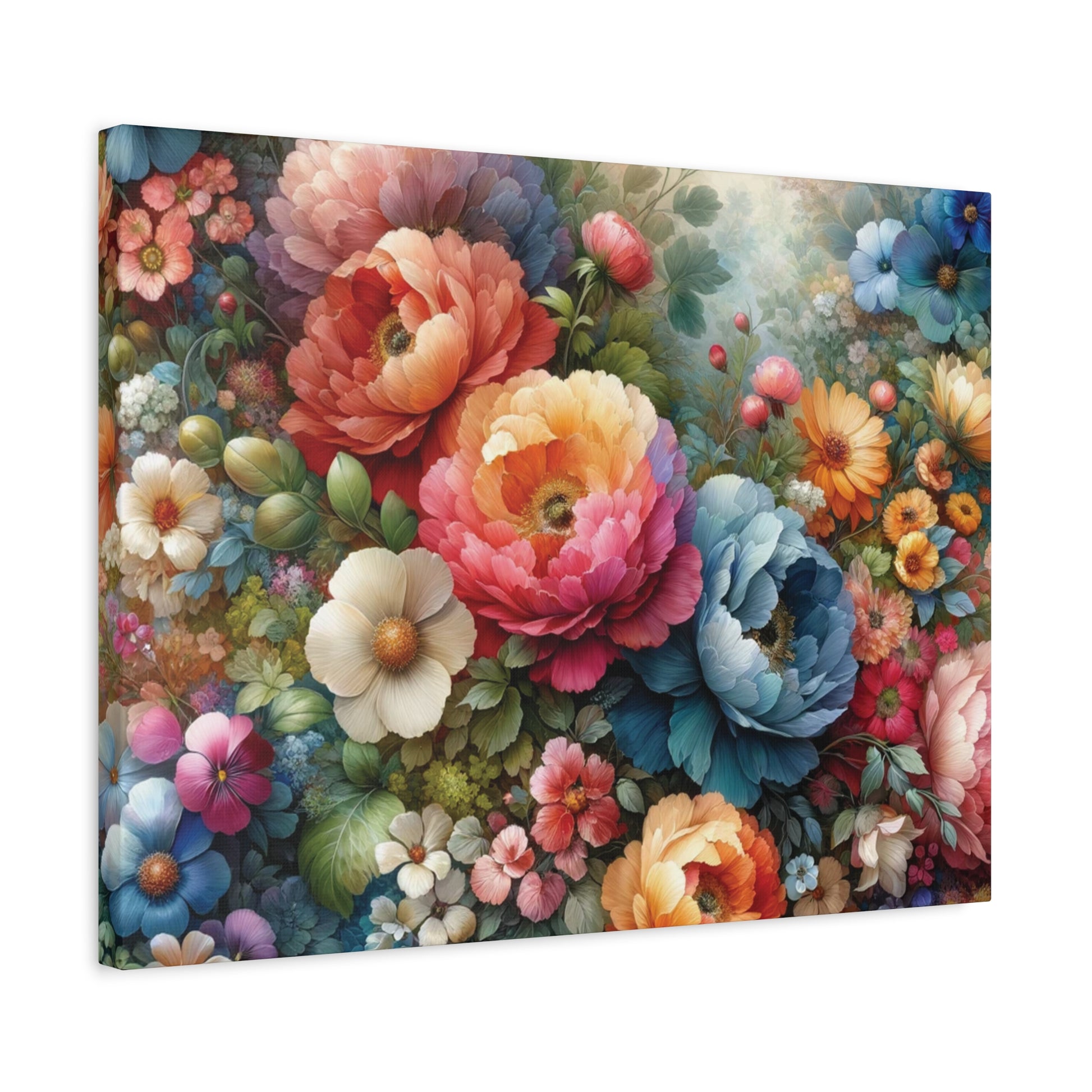 Timeless Floral Elegance High-Quality Matte Canvas Art, Ready to Hang Perfect for Home Decor, Mother's Day, Birthday Gift, Housewarming New House Decor.