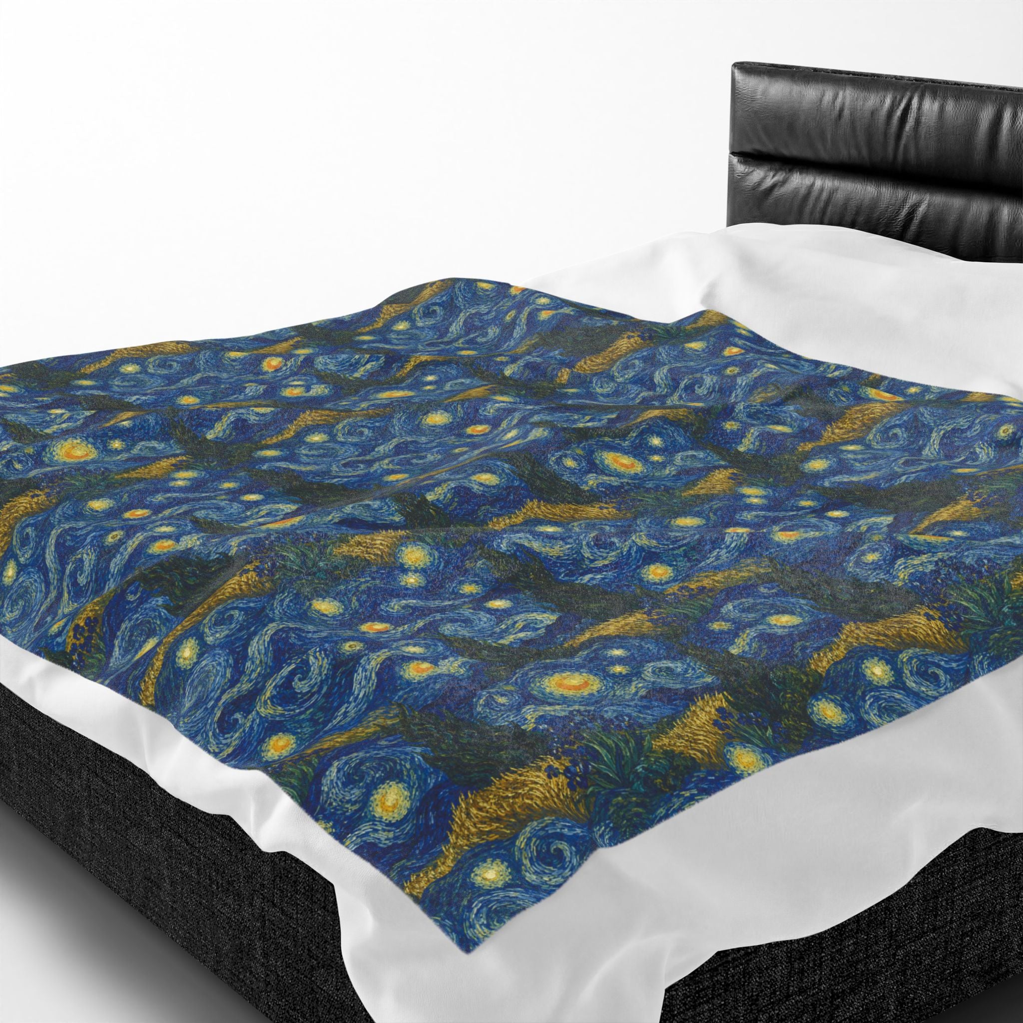 Van Gogh Illusion Design Perfect for Art Lover, Elegant Luxury Throw, Soft Cozy Elegant Home Decor