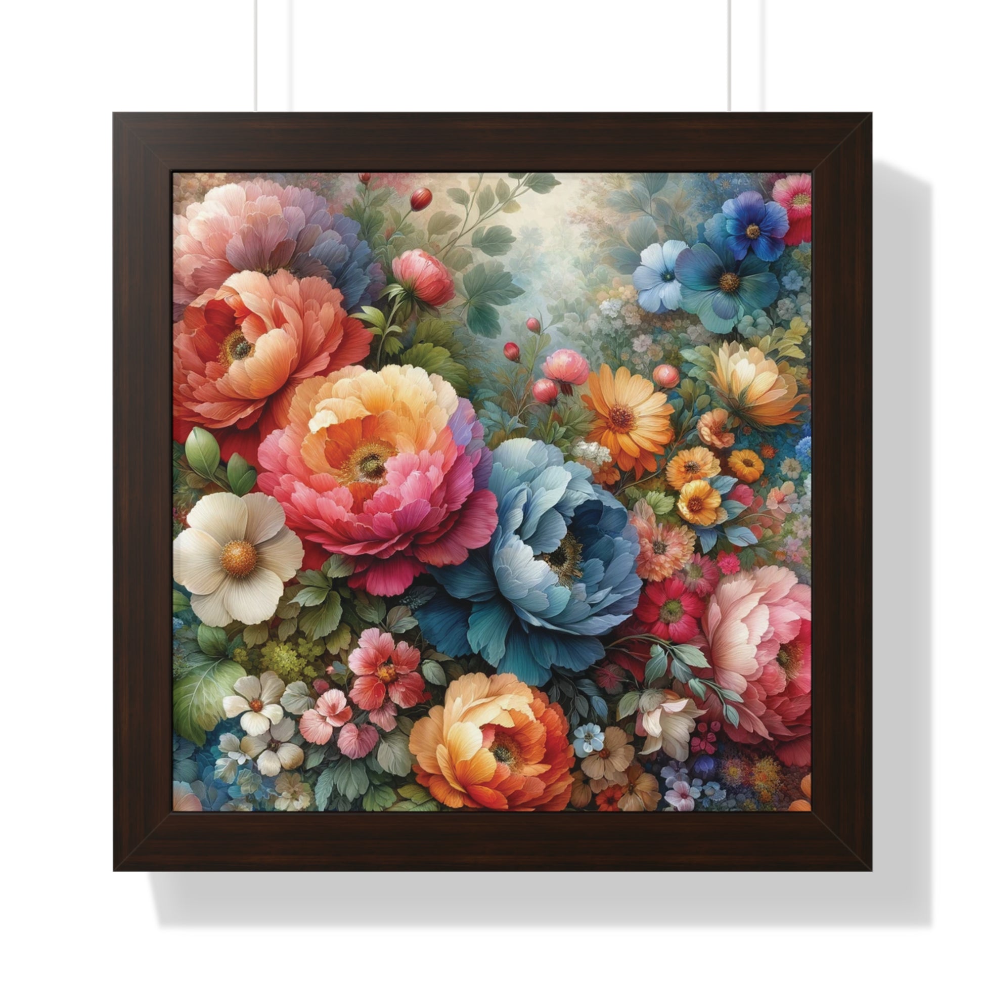Floral Framed Vertical Poster Elegance in Every Stroke Premium Framed Vertical Posters Oil Art Mastery on Archival Matte Paper, Securely Encased in Black, White, or Walnut Frames with Durable Acrylic Protection Ready to Hang  Timelessly Crafted..