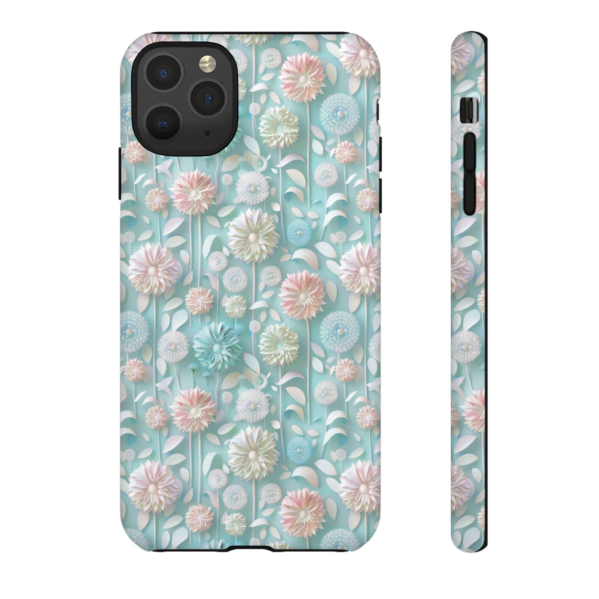 Pastel Floral Phone Case for iPhone & Samsung | Elegant and Slim Design with Shockproof Protection | Durable, Scratch-Resistant, and Lightweight | Stylish Accessory
