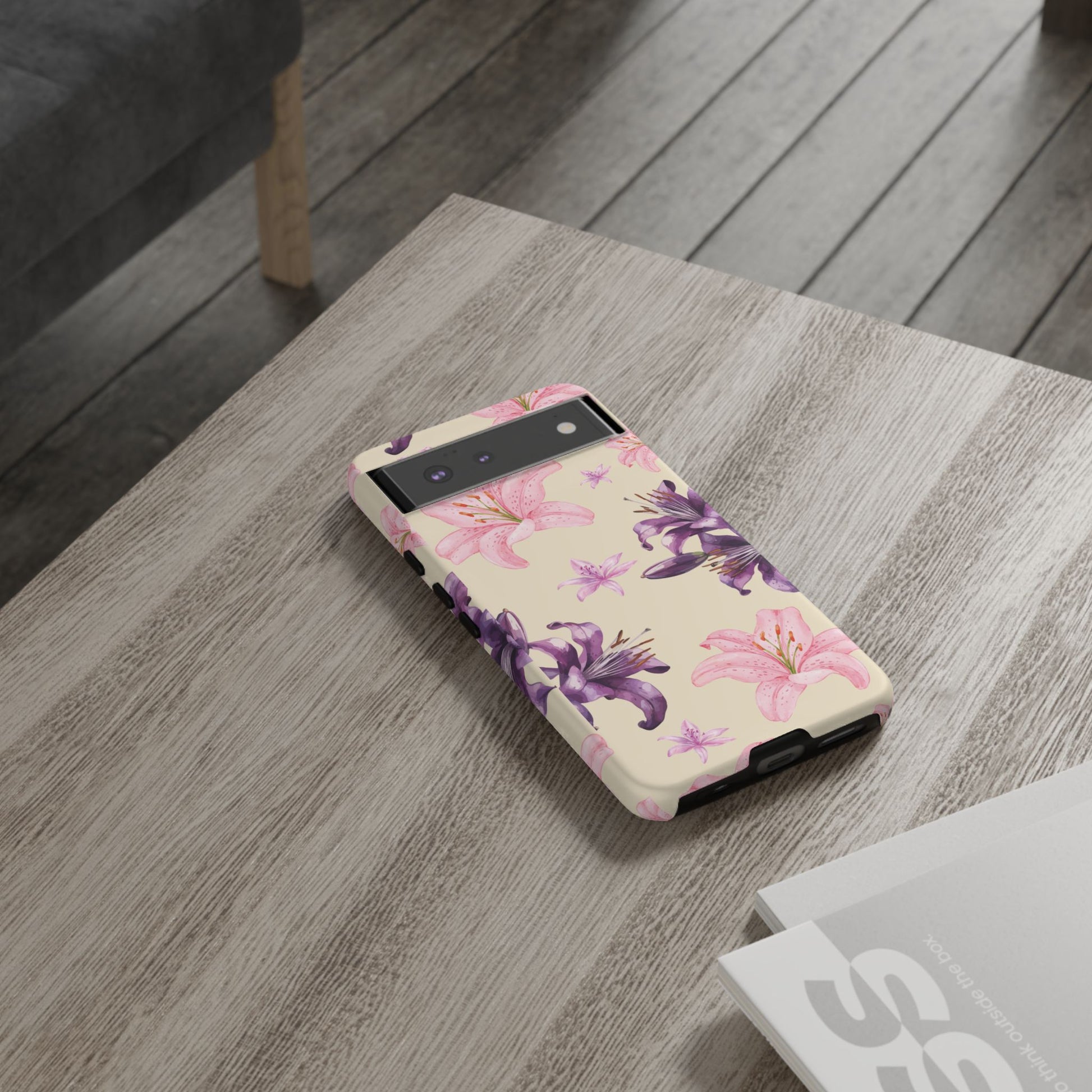 Blooming Tiger Lily Phone Case - Compatible with iPhone, Samsung, and Pixel | Stylish Protective Cover Gift for Her Perfect for Floral Lover