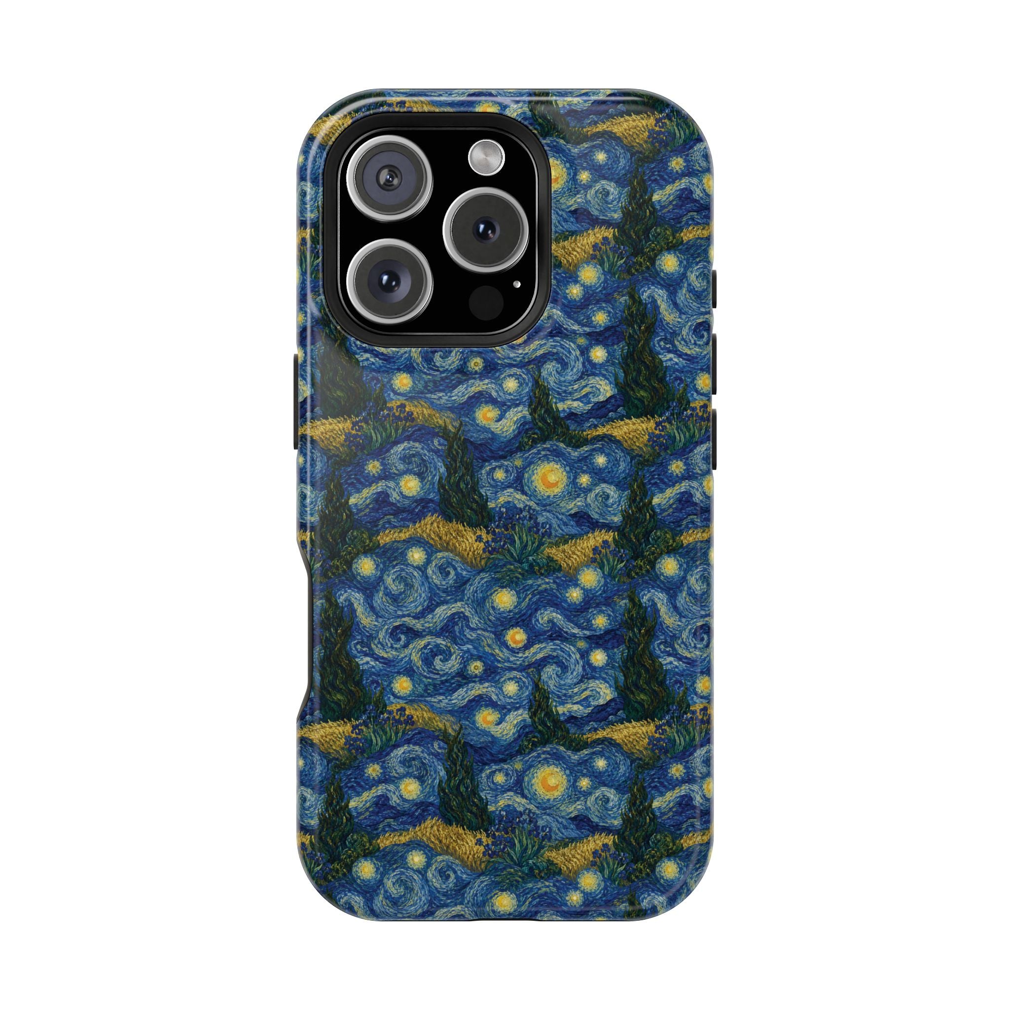 Coque de téléphone magnétique Van Gogh Illusion — Design élégant, résistant aux chocs, pour les amateurs d'art