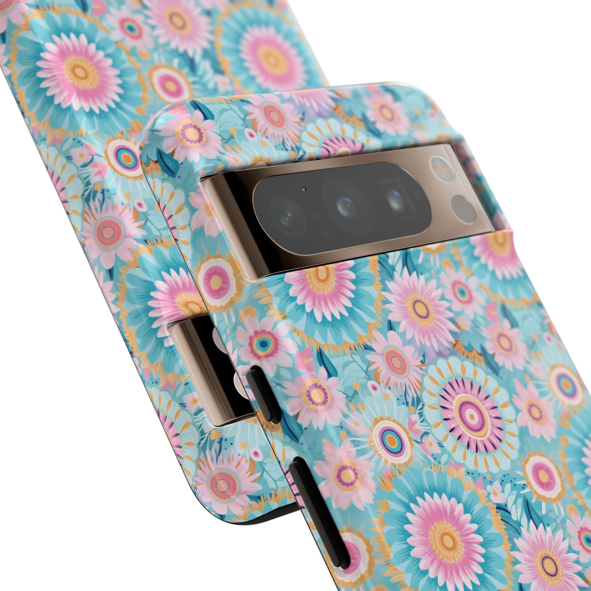 Coque de téléphone abstraite aquarelle bohème moderne compatible avec iPhone, Samsung et plus - Protection élégante et durable avec un design artistique vibrant, cadeau parfait pour elle