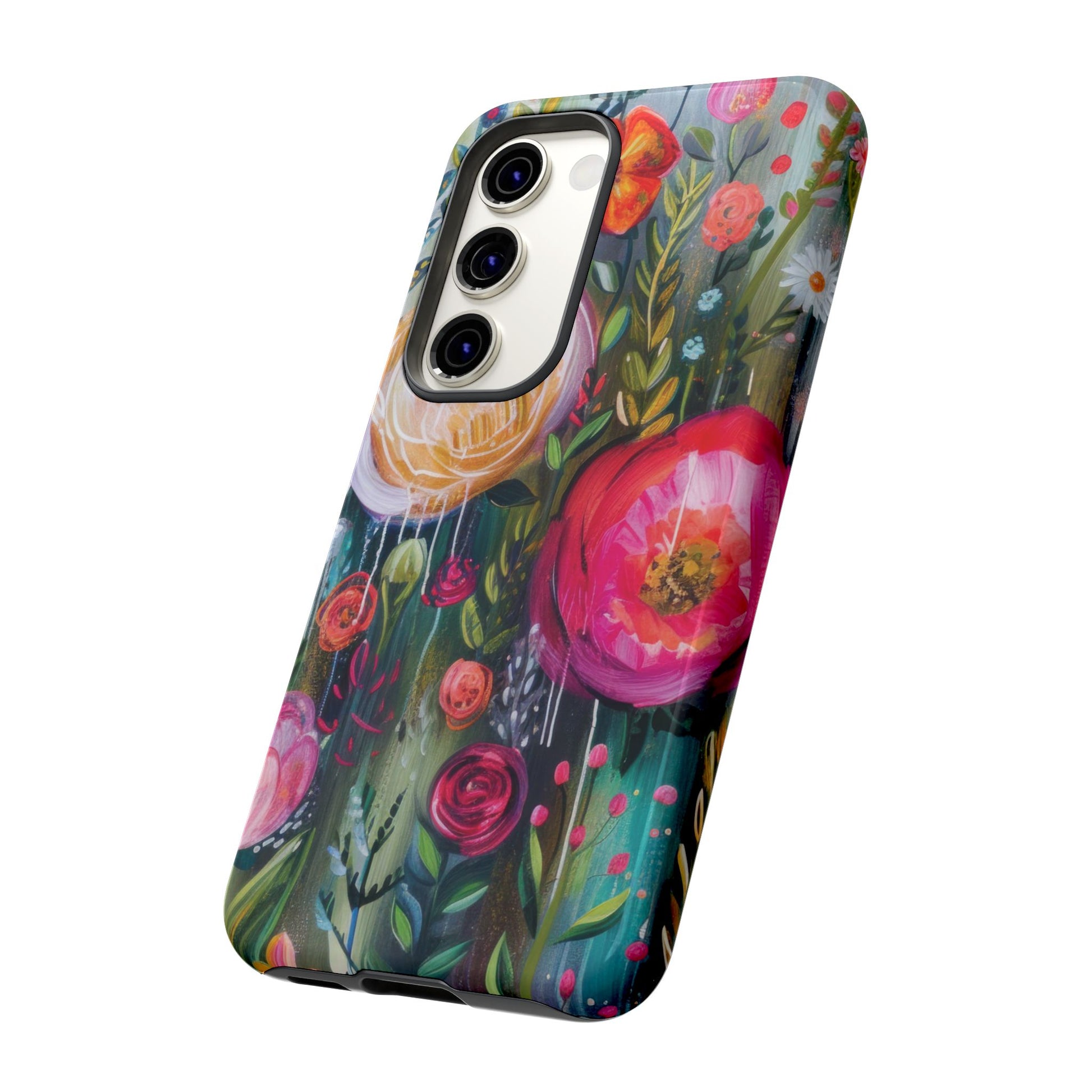 Watercolor Boho Floral Phone Case for iPhone 17 case Samsung, and Pixel | Stylish Protective Cover Gift for Her Perfect for Floral Lover