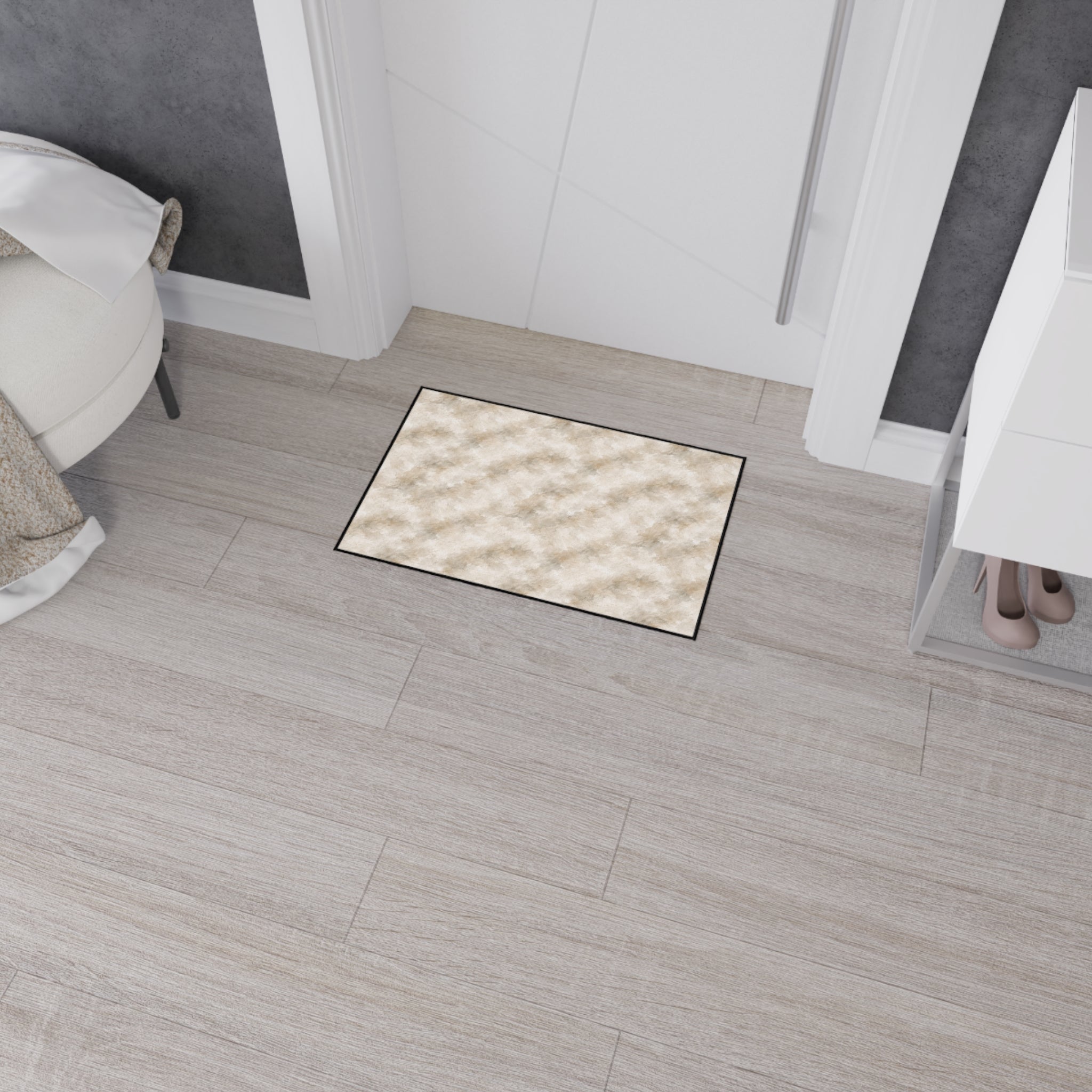 Tapis de sol utilitaire en toile texturée — Collection Atelier